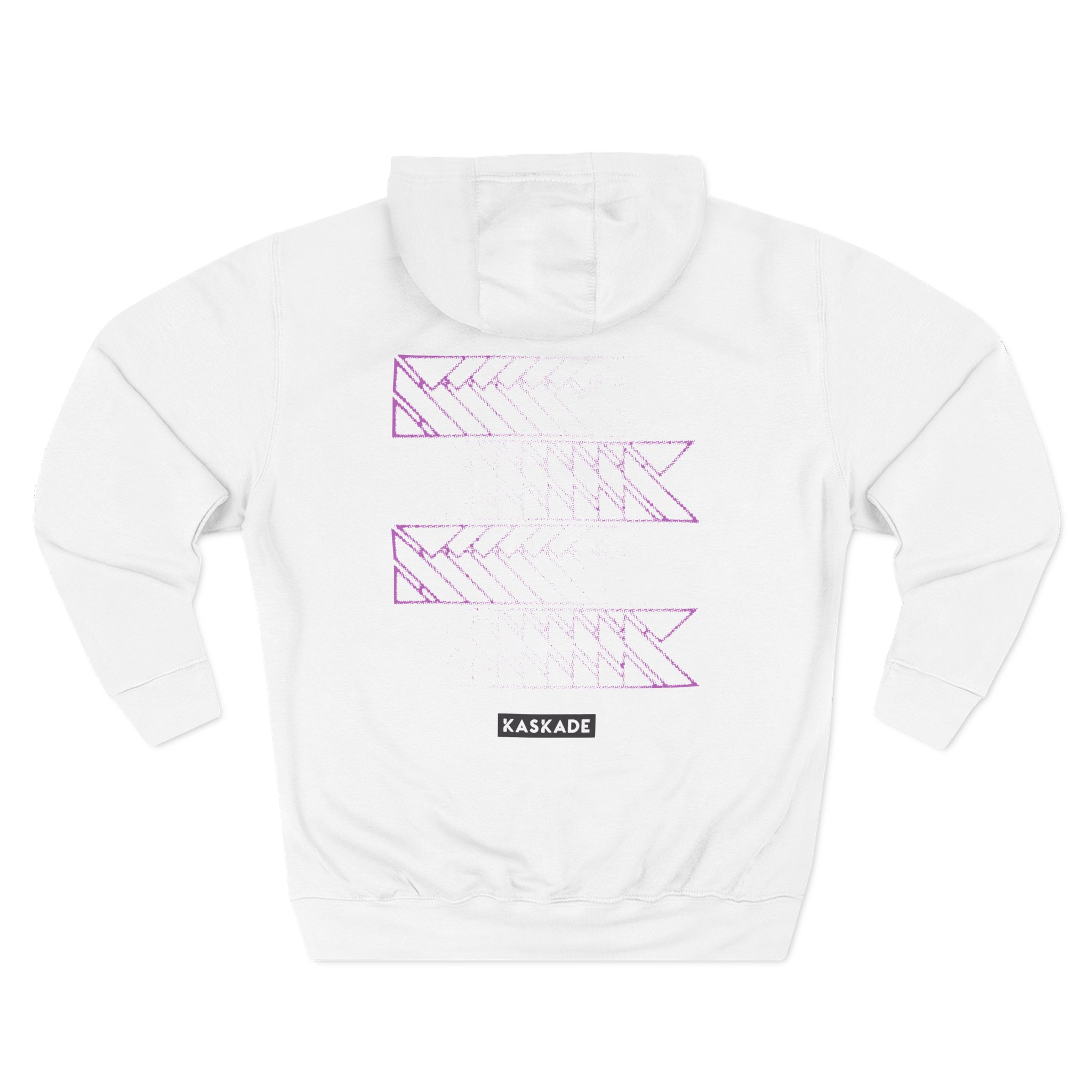 Kaskade Plum K Three-Panel Fleece Hoodie