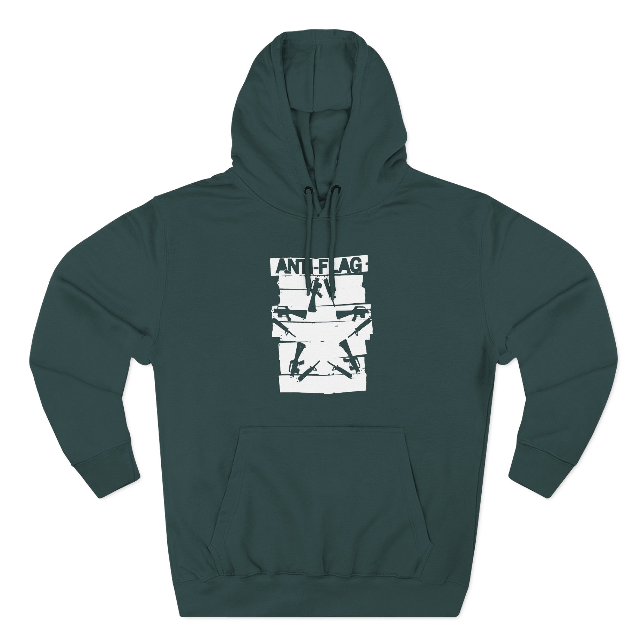 Anti Flag Duct Tape Three-Panel Fleece Hoodie