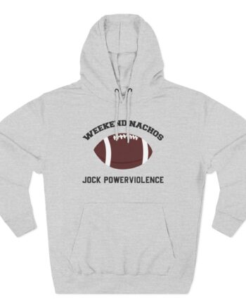 Weekend Nachos Jock Three-Panel Fleece Hoodie