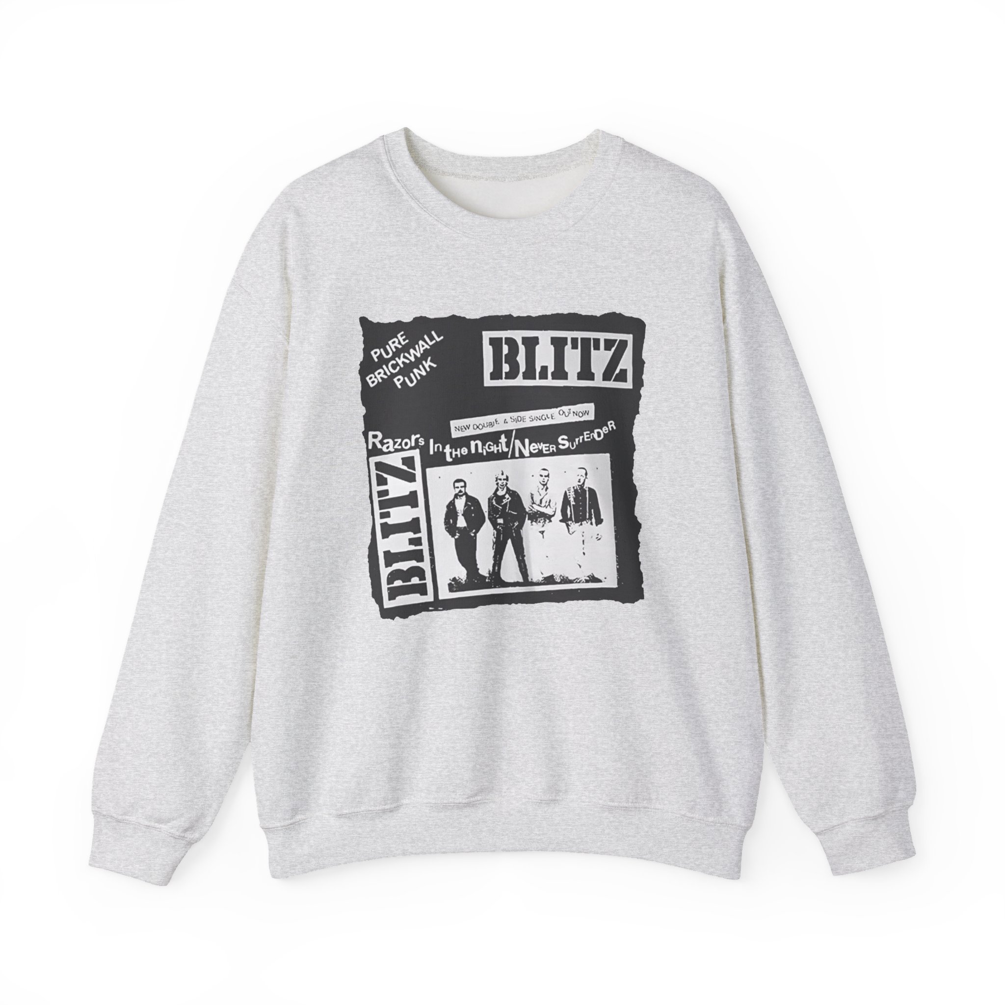 Blitz Pure Brick Wall Unisex Heavy Blendâ„¢ Crewneck Sweatshirt