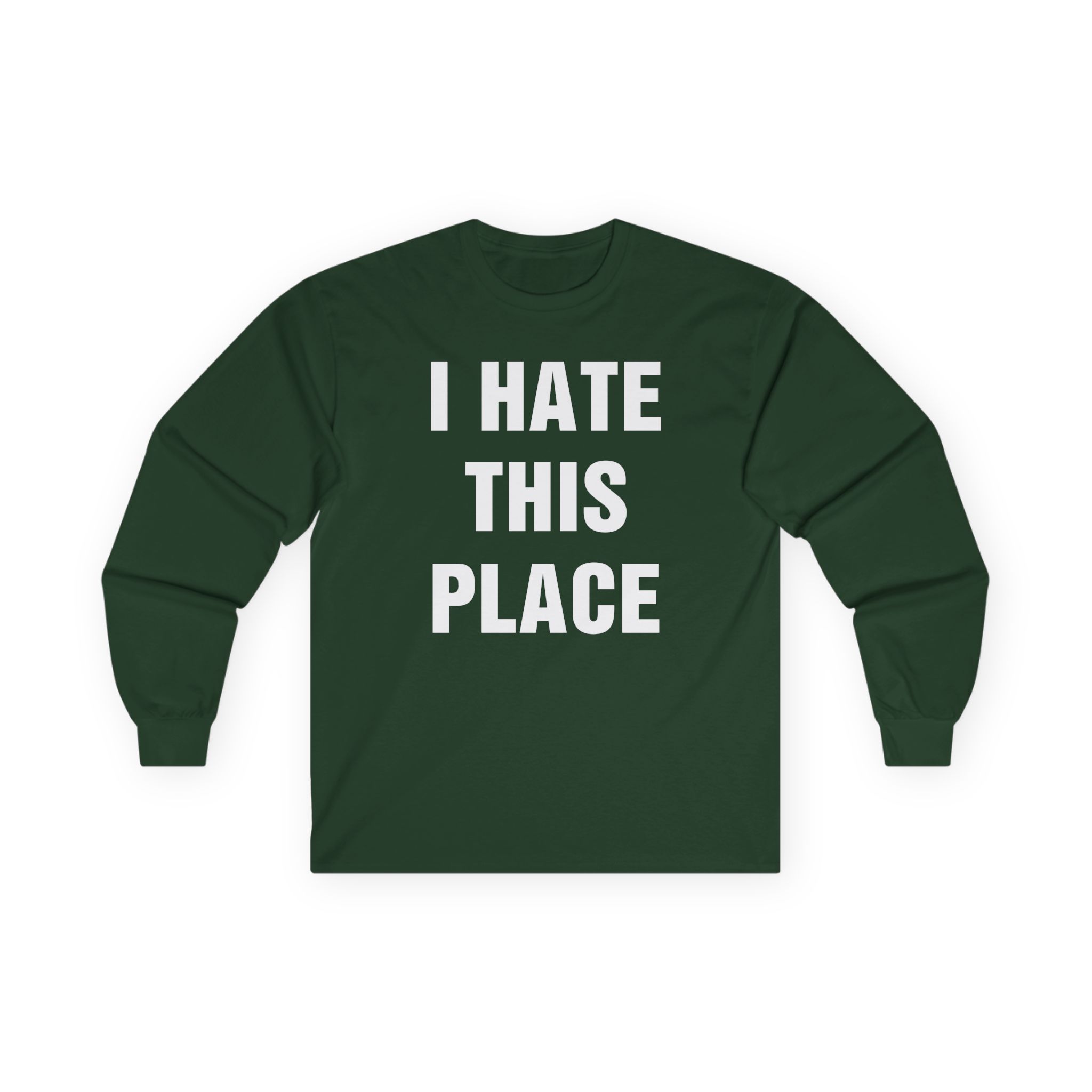 Hot Water Music I Hate This Place Unisex Ultra Cotton Long Sleeve Tee