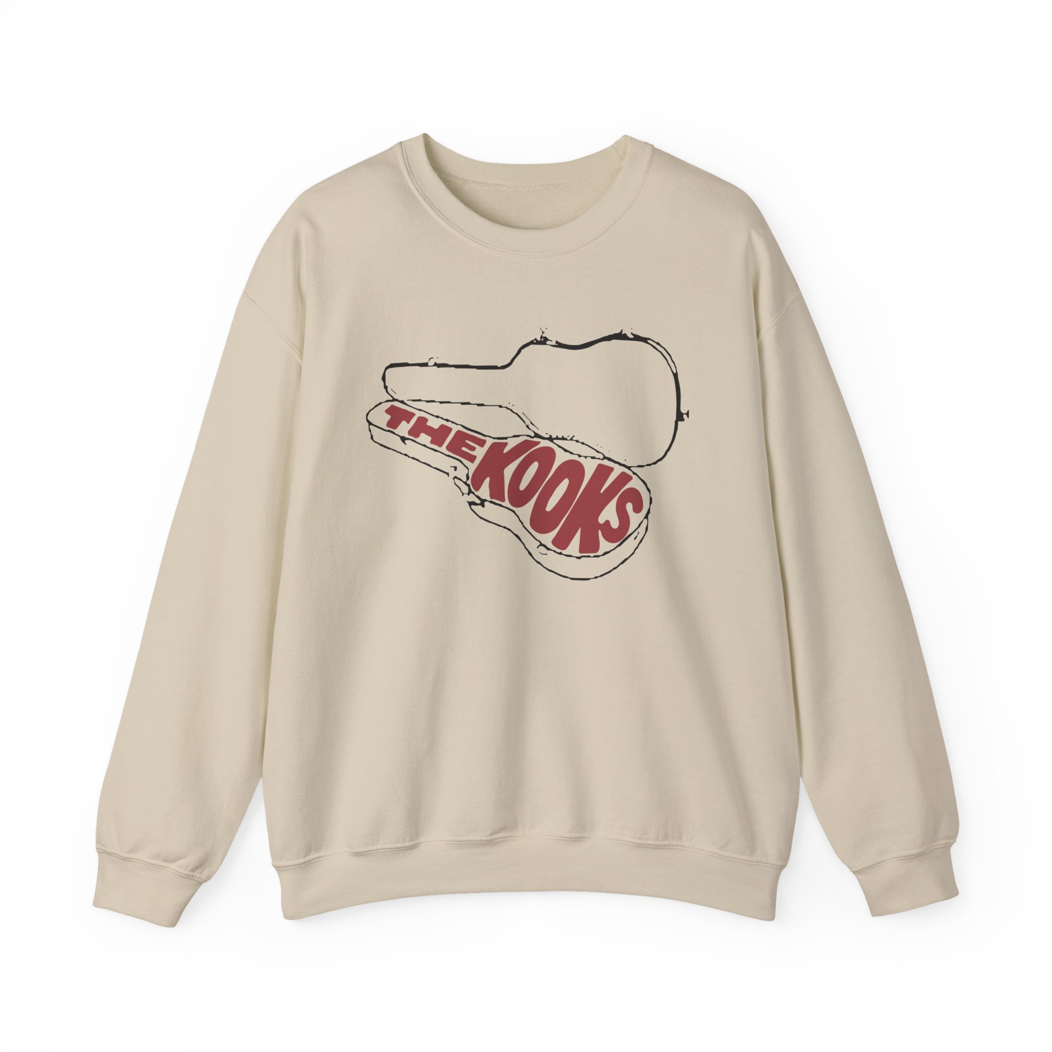 The Kooks Guitar Case Unisex Heavy Blendâ„¢ Crewneck Sweatshirt