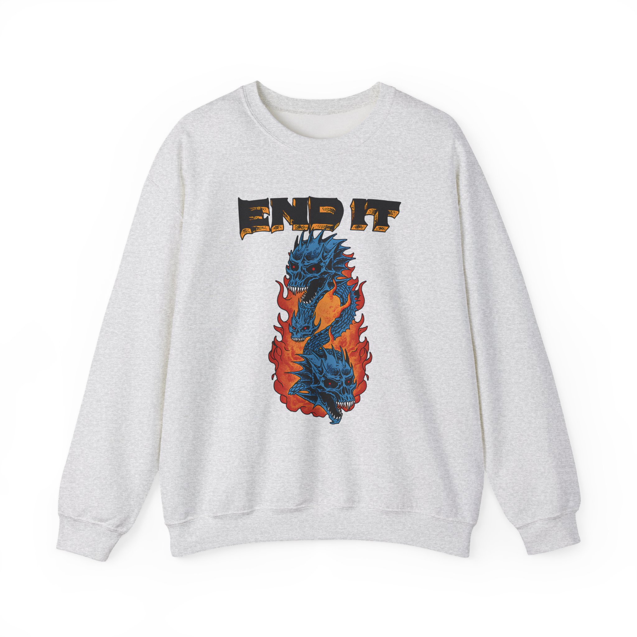 End It Unisex Heavy Blend Crewneck Sweatshirt