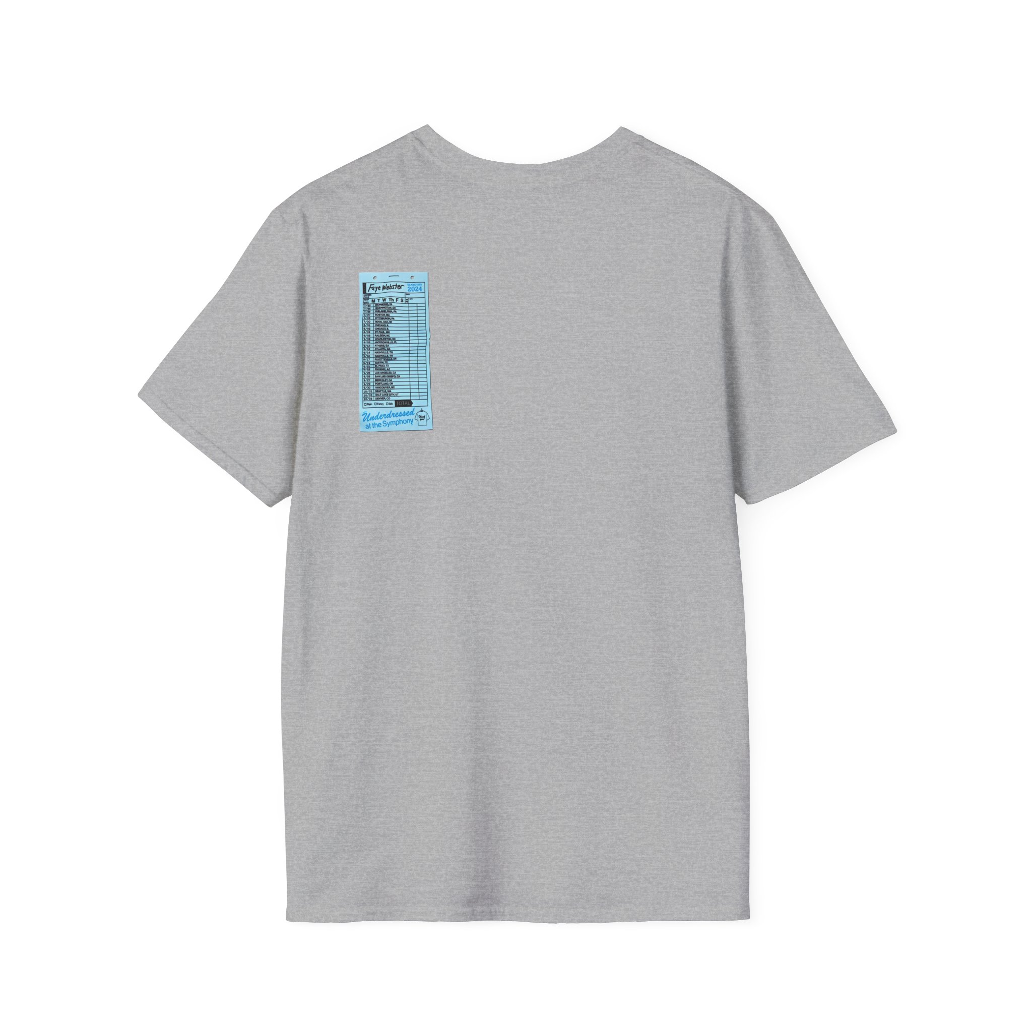 Faye Webster Underdressed at the Symphony 2024 Tour Unisex Softstyle T-Shirt