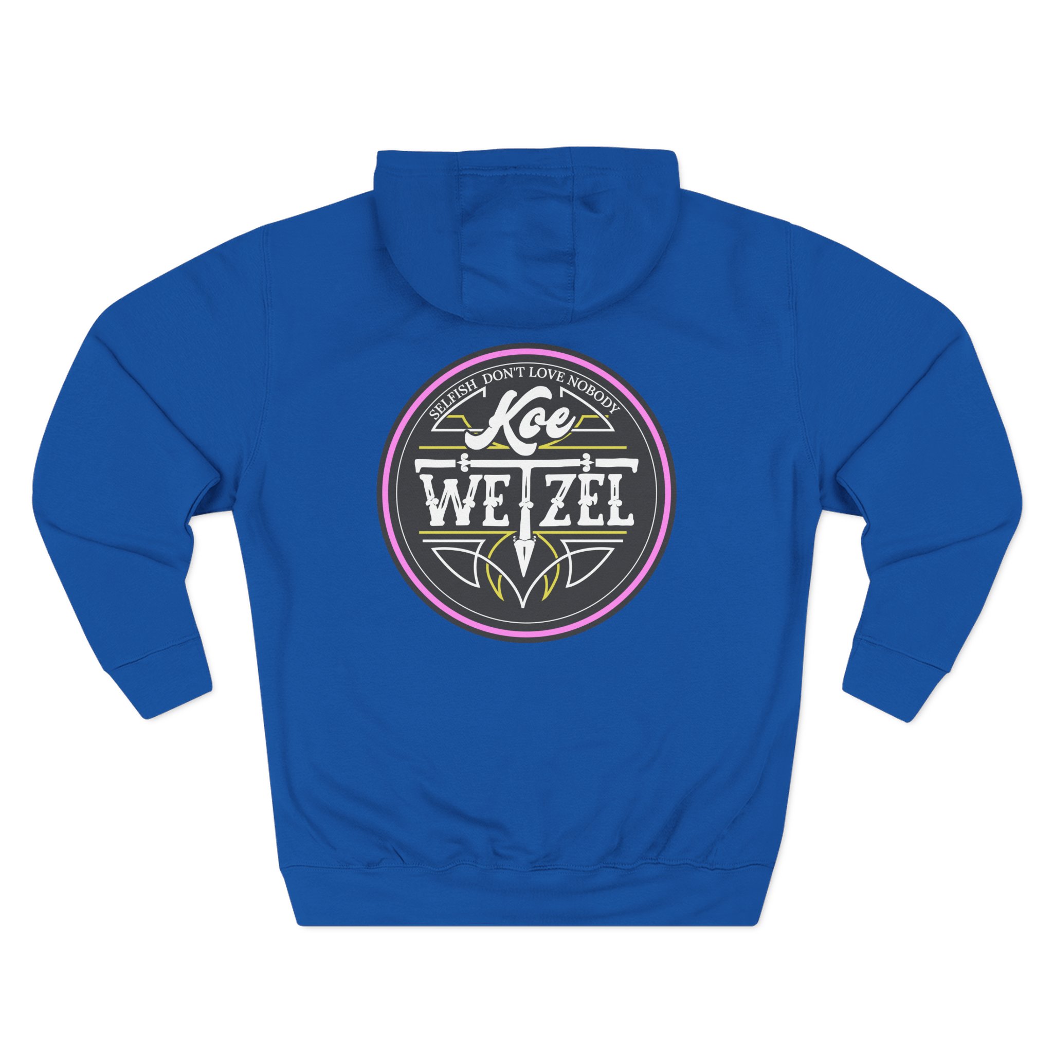 Koe Wetzel Three-Panel Fleece Hoodie