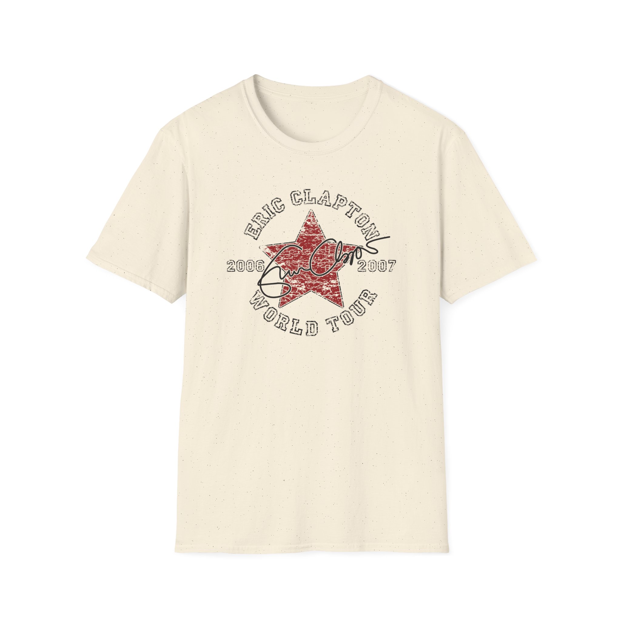 Eric Clapton 2006-07 World Tour Unisex Softstyle T-Shirt