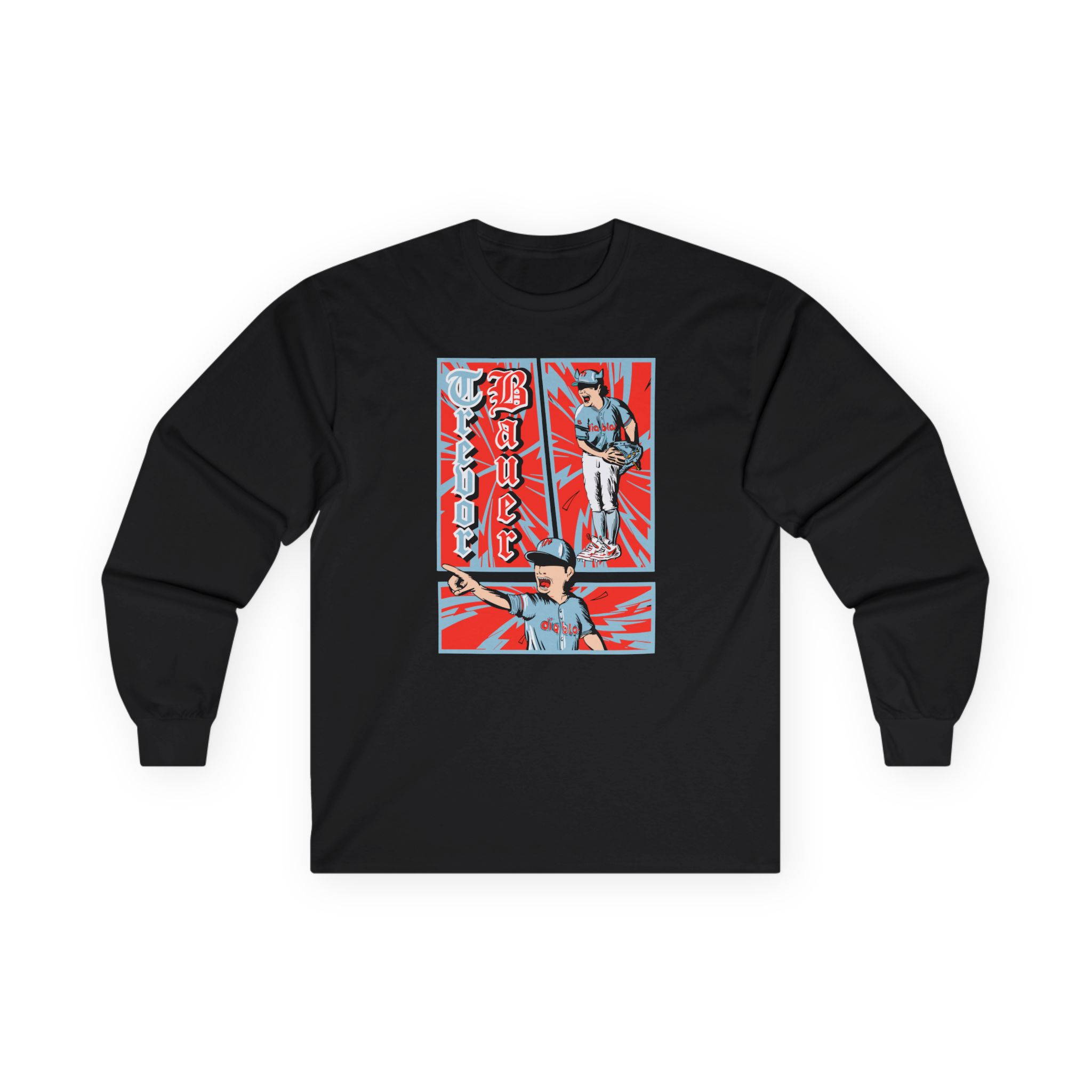 Trevor Bauer Diablo's Comic Strip Unisex Ultra Cotton Long Sleeve Tee