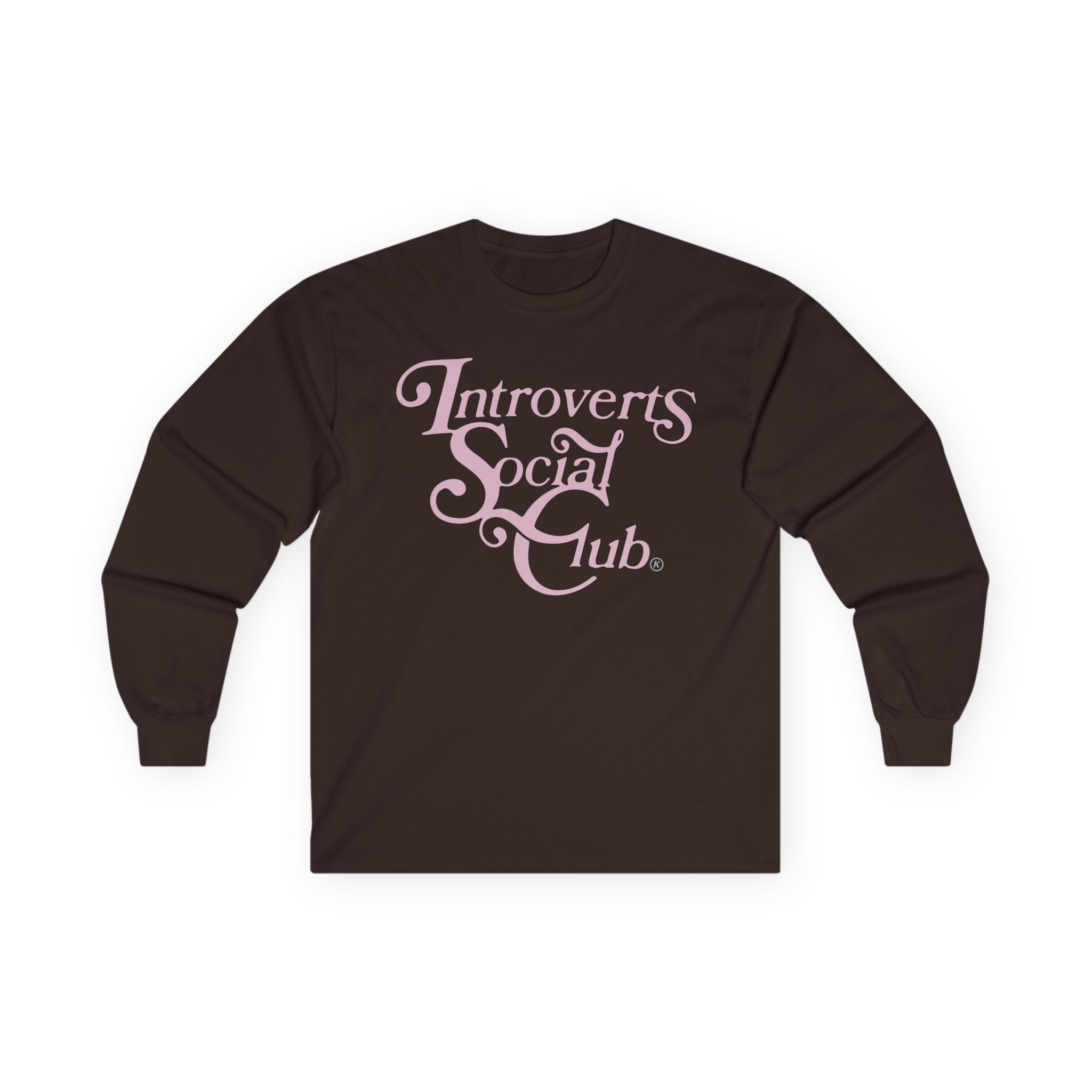 Kallmekris Introverts Social Club Unisex Ultra Cotton Long Sleeve Tee
