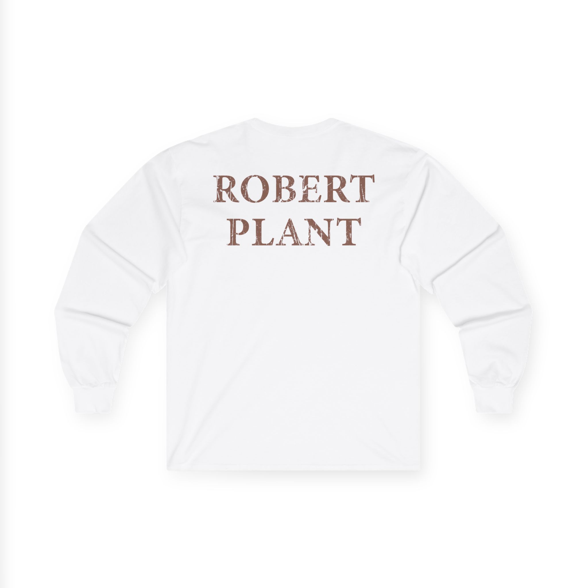 Robert Plant Distressed Feather Logo Unisex Ultra Cotton Long Sleeve Tee