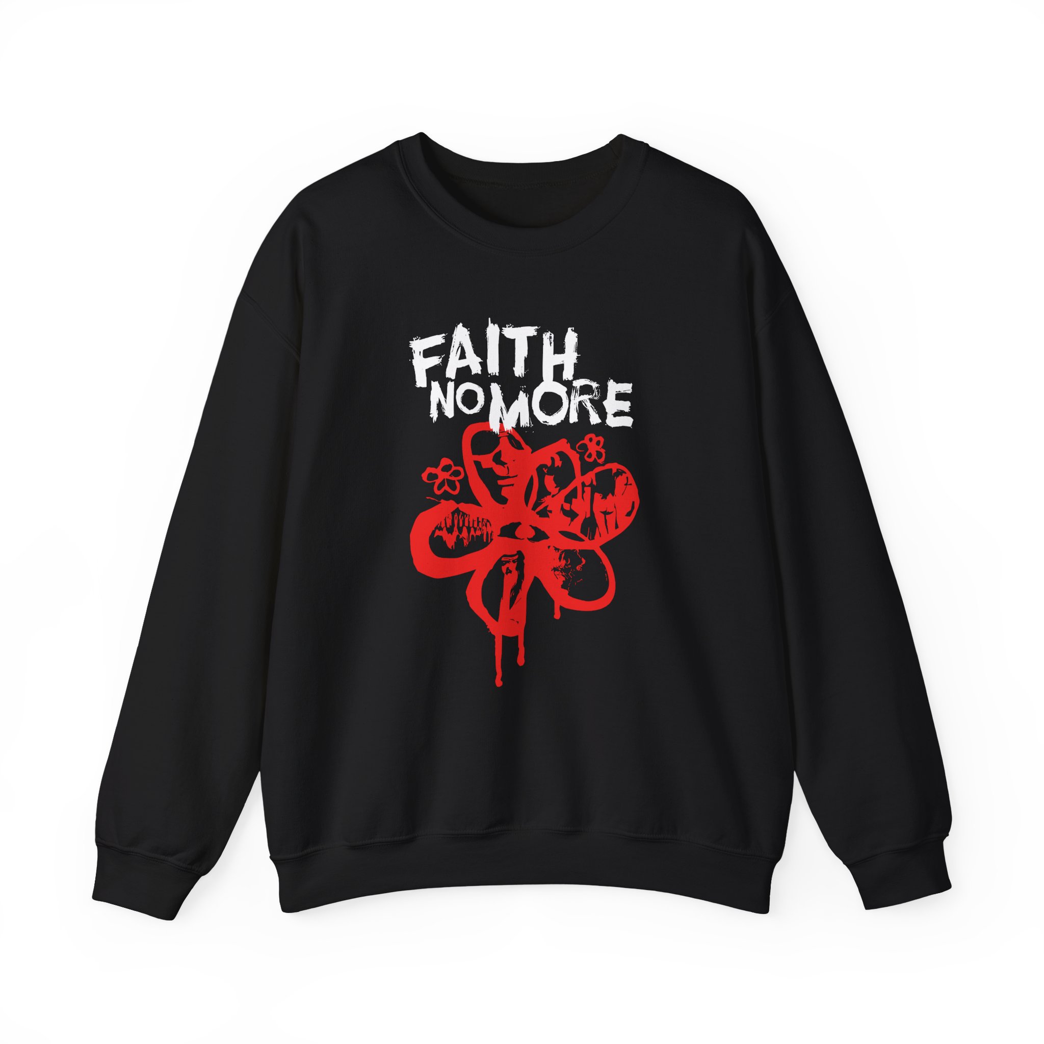 Faith No More Flower Unisex Heavy Blendâ„¢ Crewneck Sweatshirt