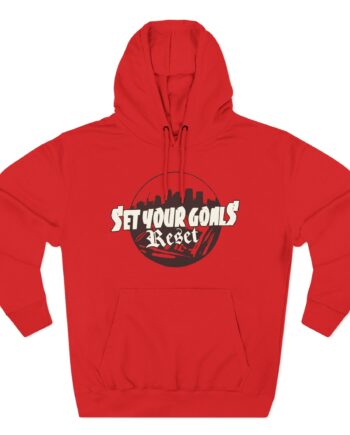 Set Your Goals Reset Three-Panel Fleece Hoodie
