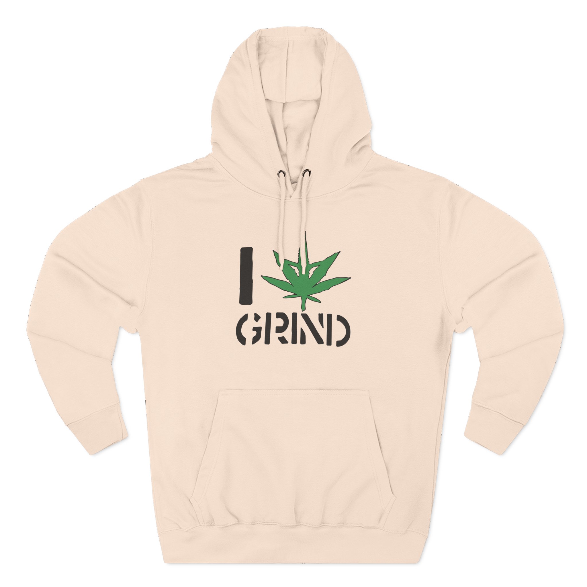 Brutal Truth I Weed Grind Three-Panel Fleece Hoodie