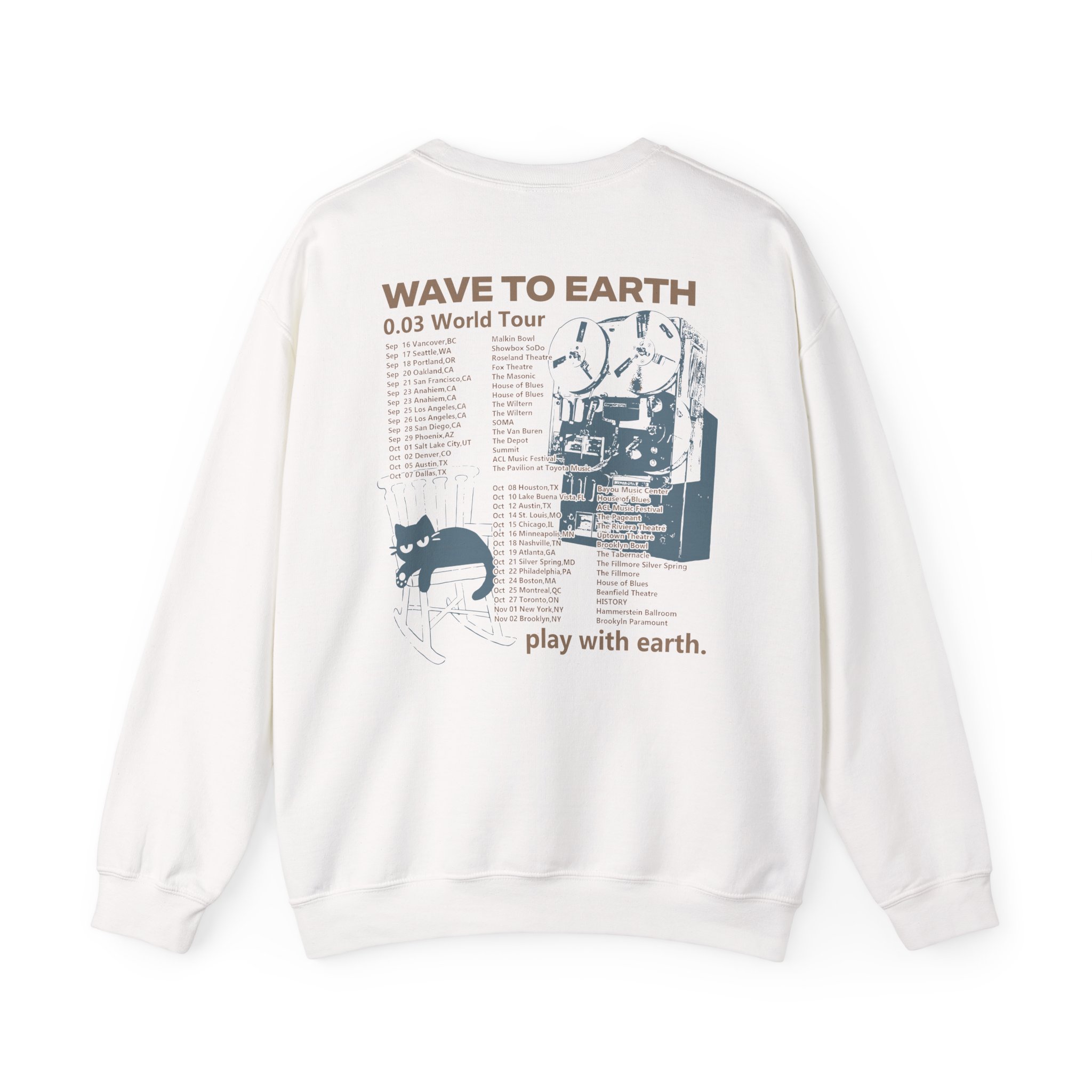 Wave to Earth 0.03 Na Tour Unisex Heavy Blendâ„¢ Crewneck Sweatshirt