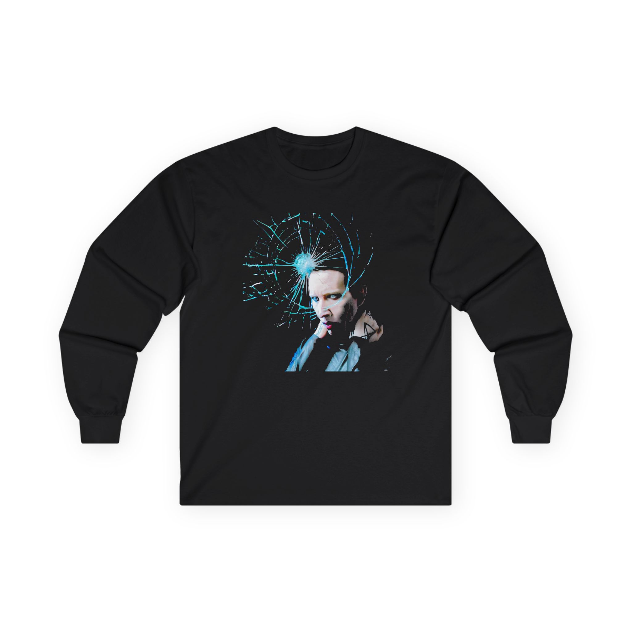 Marilyn Manson Shattered Unisex Ultra Cotton Long Sleeve Tee