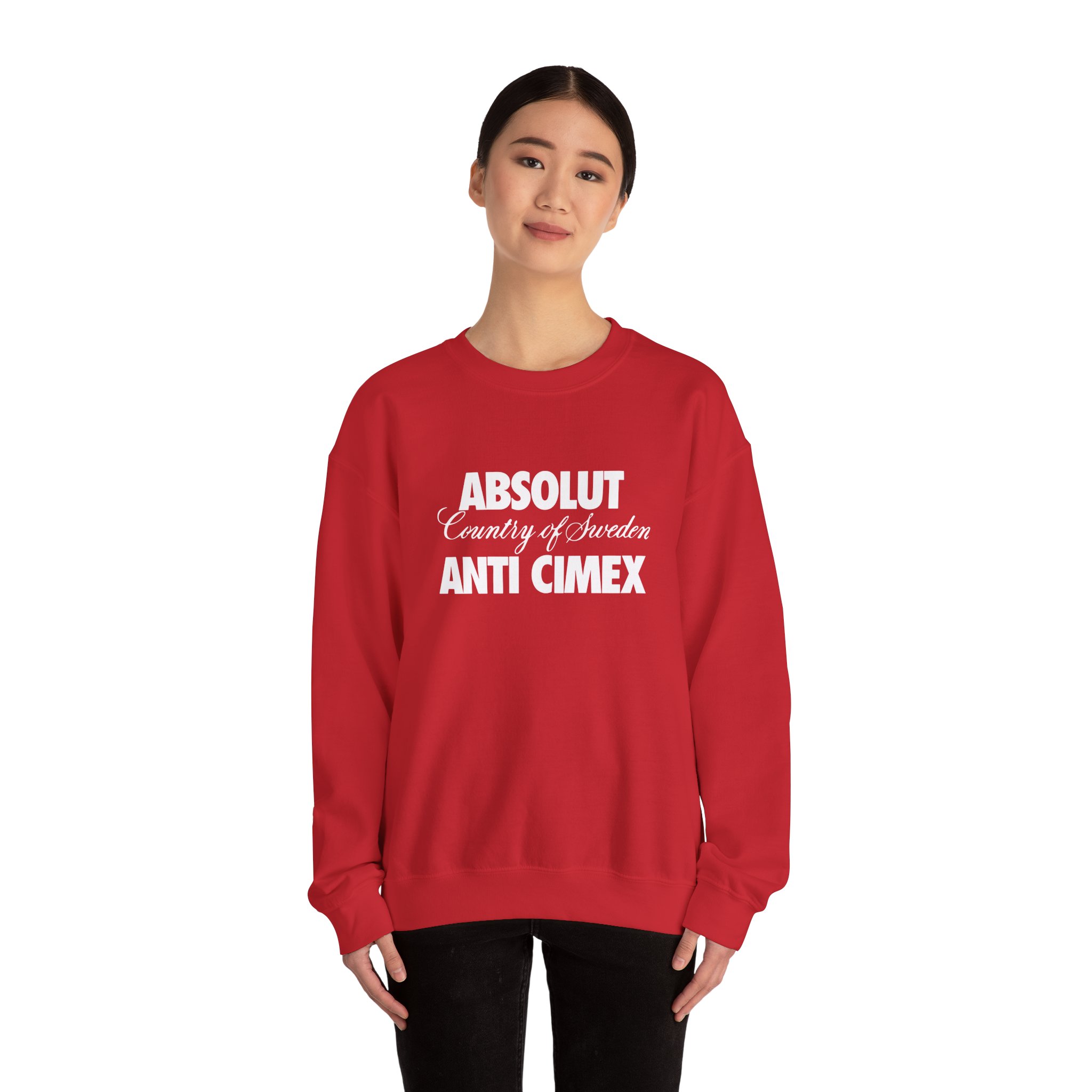 Anti Cimex Absolut Country of Sweden Unisex Heavy Blend Crewneck Sweatshirt