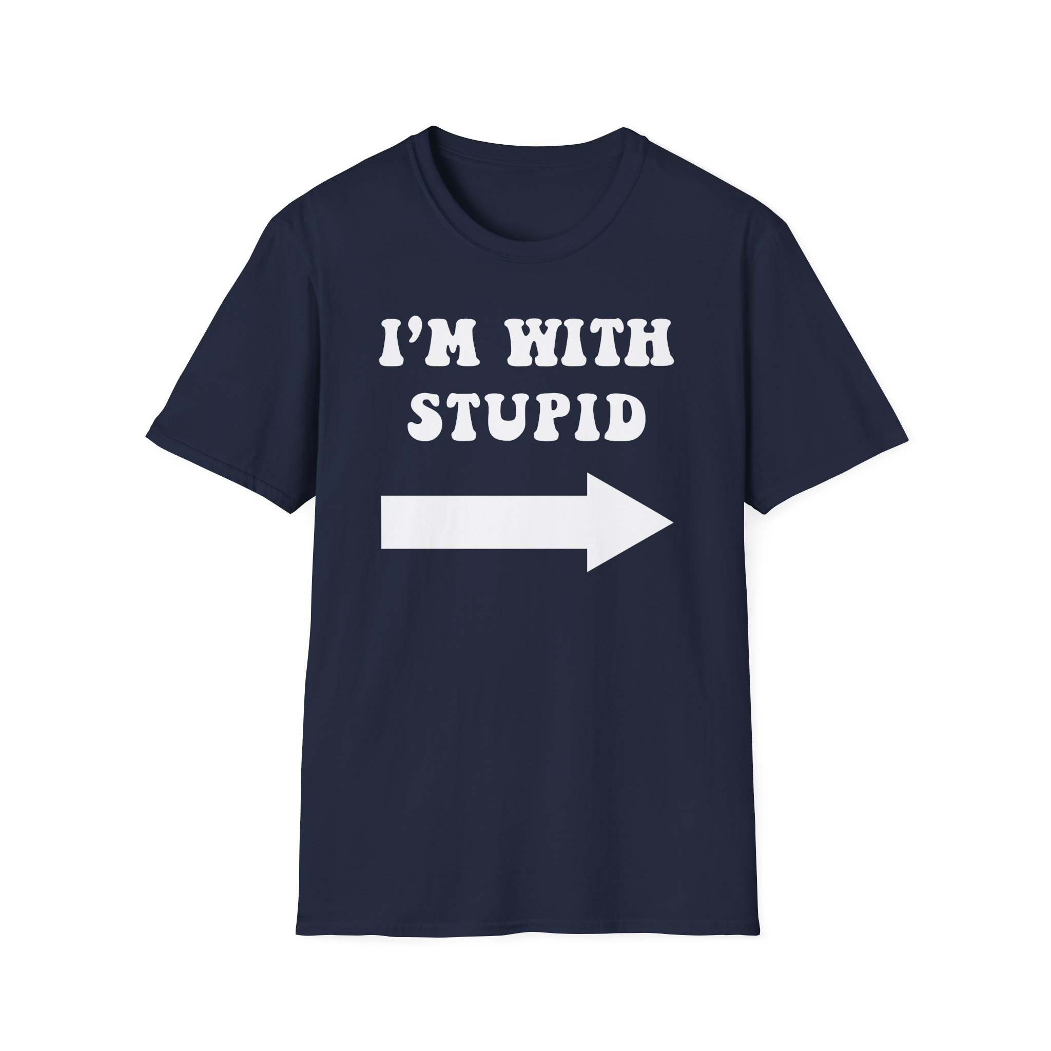Jimmy Kimmel I'm With Stupid Unisex Softstyle T-Shirt