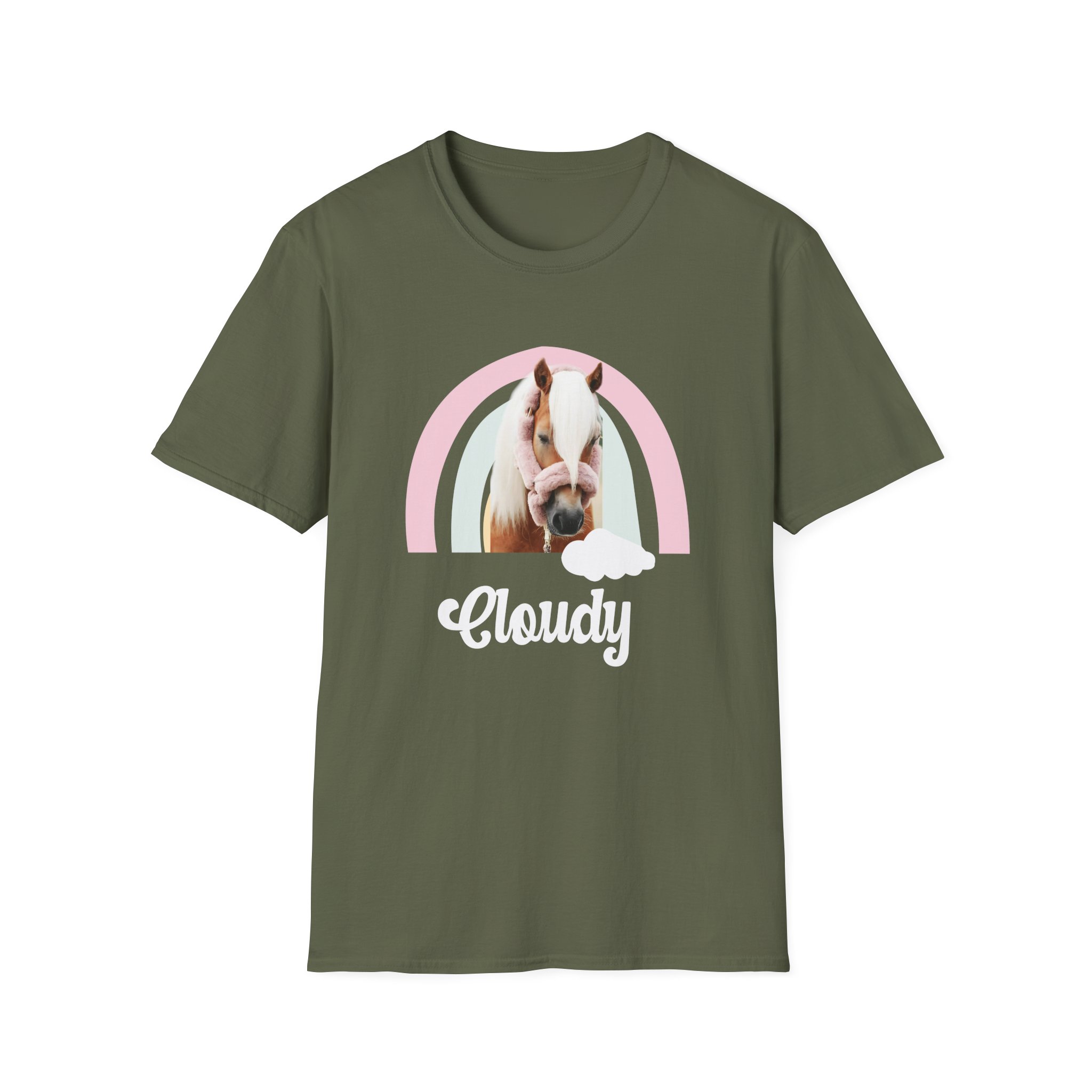 Harlow and Popcorn Unisex Softstyle T-Shirt