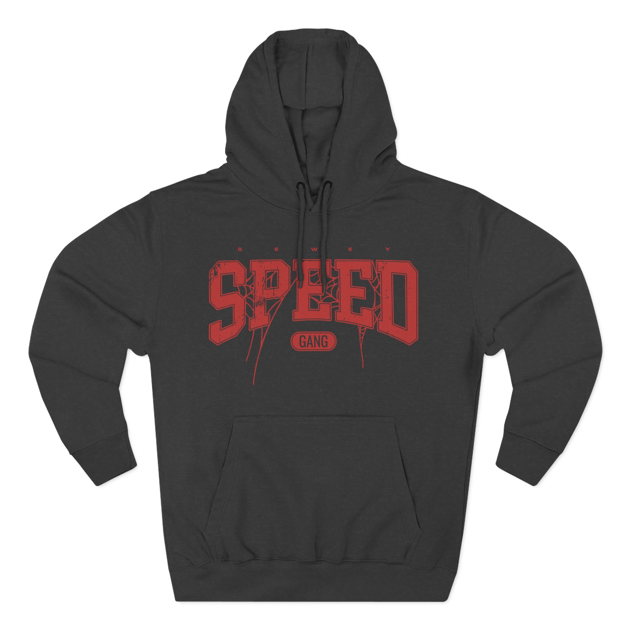 Ishowspeed Spider Web Three-Panel Fleece Hoodie
