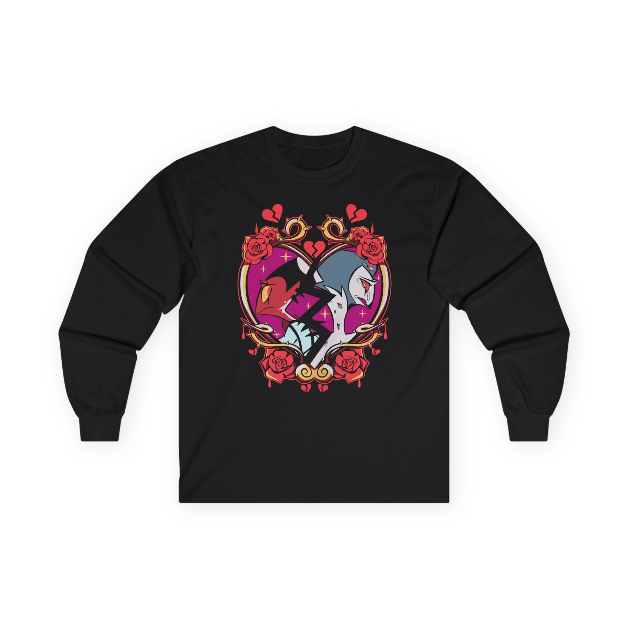 Vivziepop Shattered Hearts Unisex Ultra Cotton Long Sleeve Tee