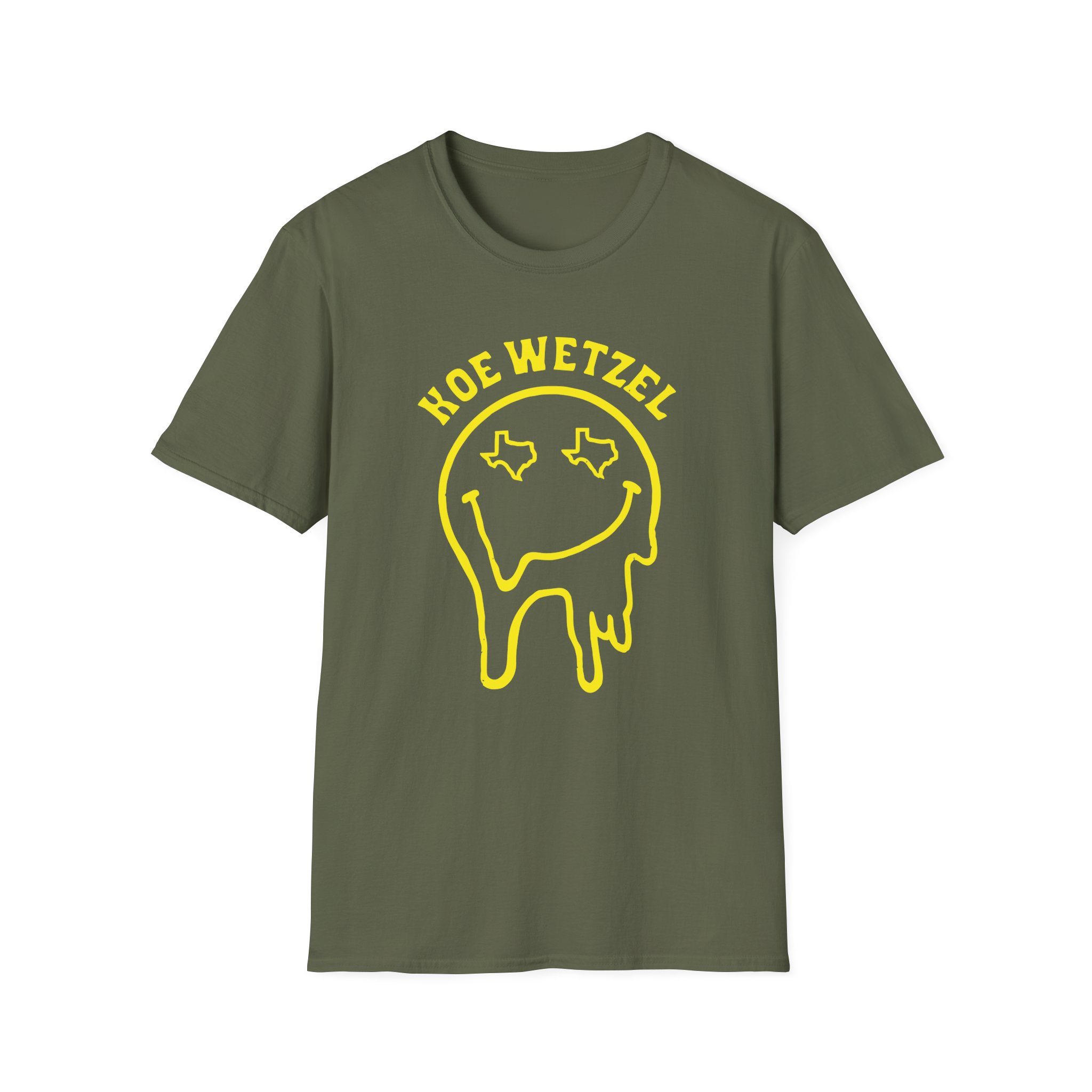 Koe Wetzel Drippy Smiley Unisex Softstyle T-Shirt