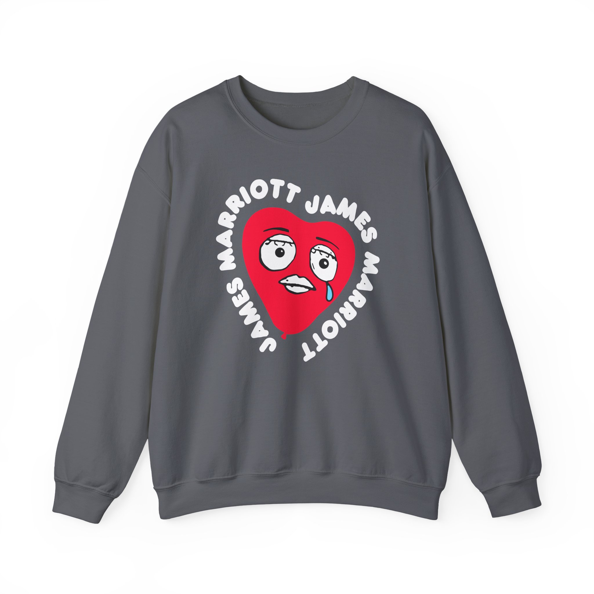 James Marriott Are We There Yet Heart Unisex Heavy Blendâ„¢ Crewneck Sweatshirt
