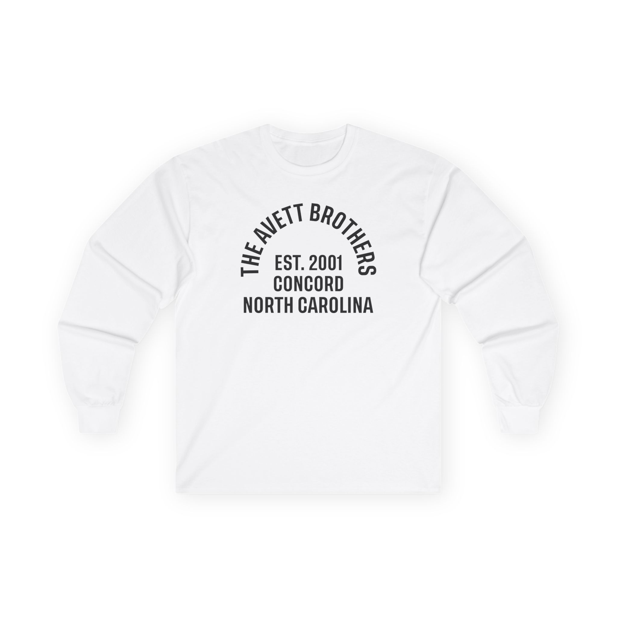 Avett Brothers Est 2001 Ringer Unisex Ultra Cotton Long Sleeve Tee