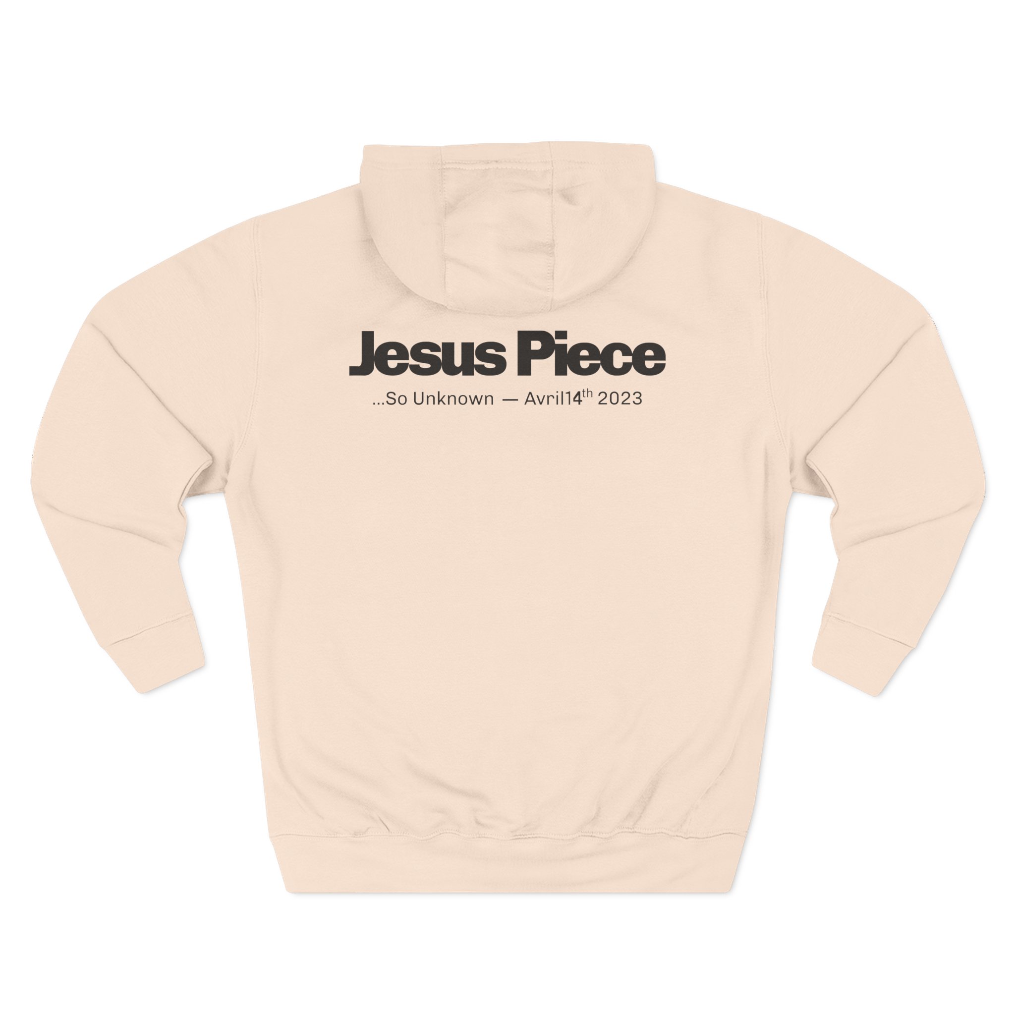 Jesus Piece Symbols Three-Panel Fleece Hoodie