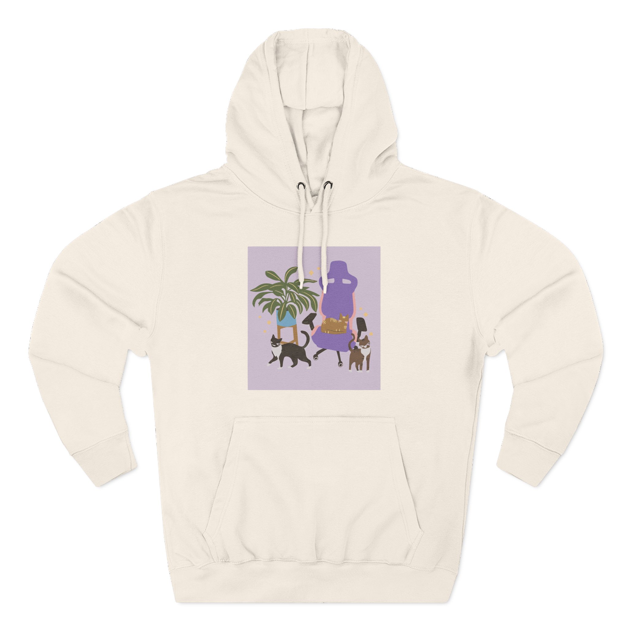 Lilsimsie Three-Panel Fleece Hoodie