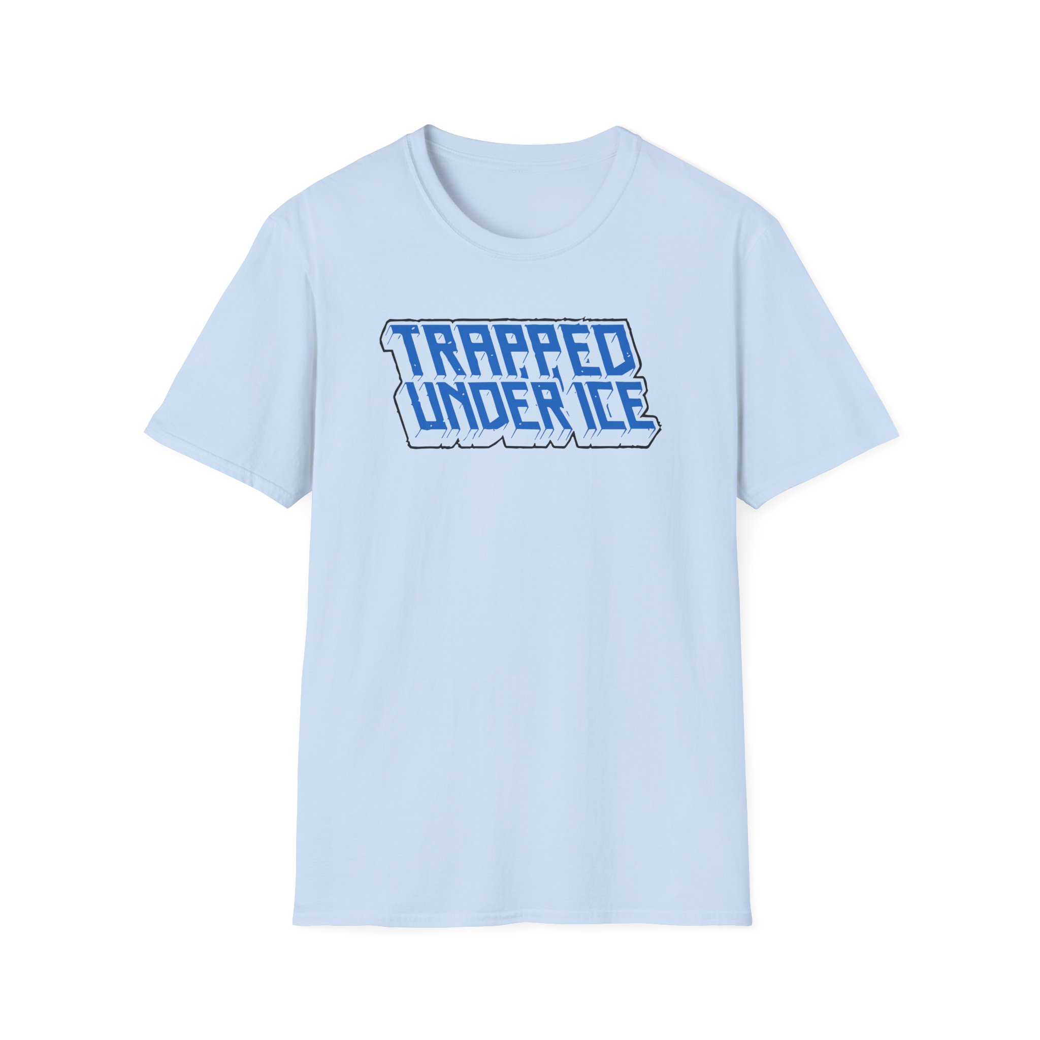 Trapped Under Ice Stacked 3d Logo Unisex Softstyle T-Shirt