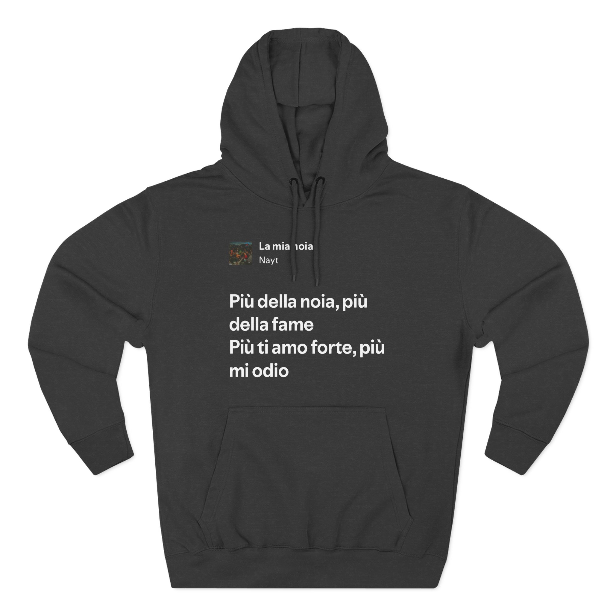 Nayt La Mia Noia Three-Panel Fleece Hoodie