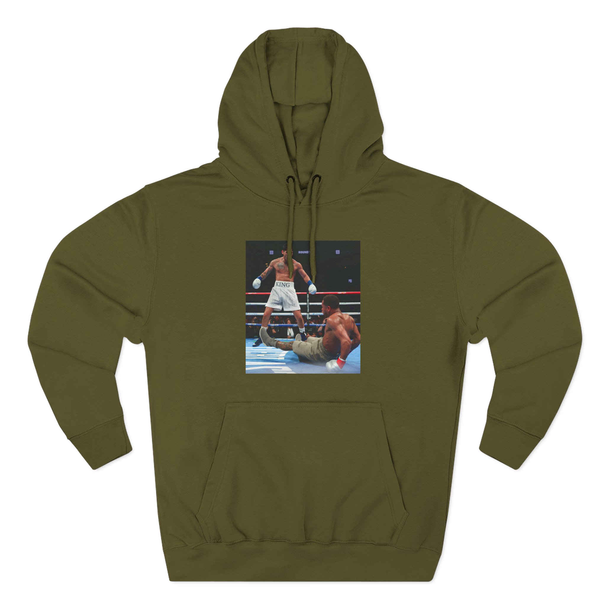 Ryan Garcia Knocks Down Devin Haney Three-Panel Fleece Hoodie