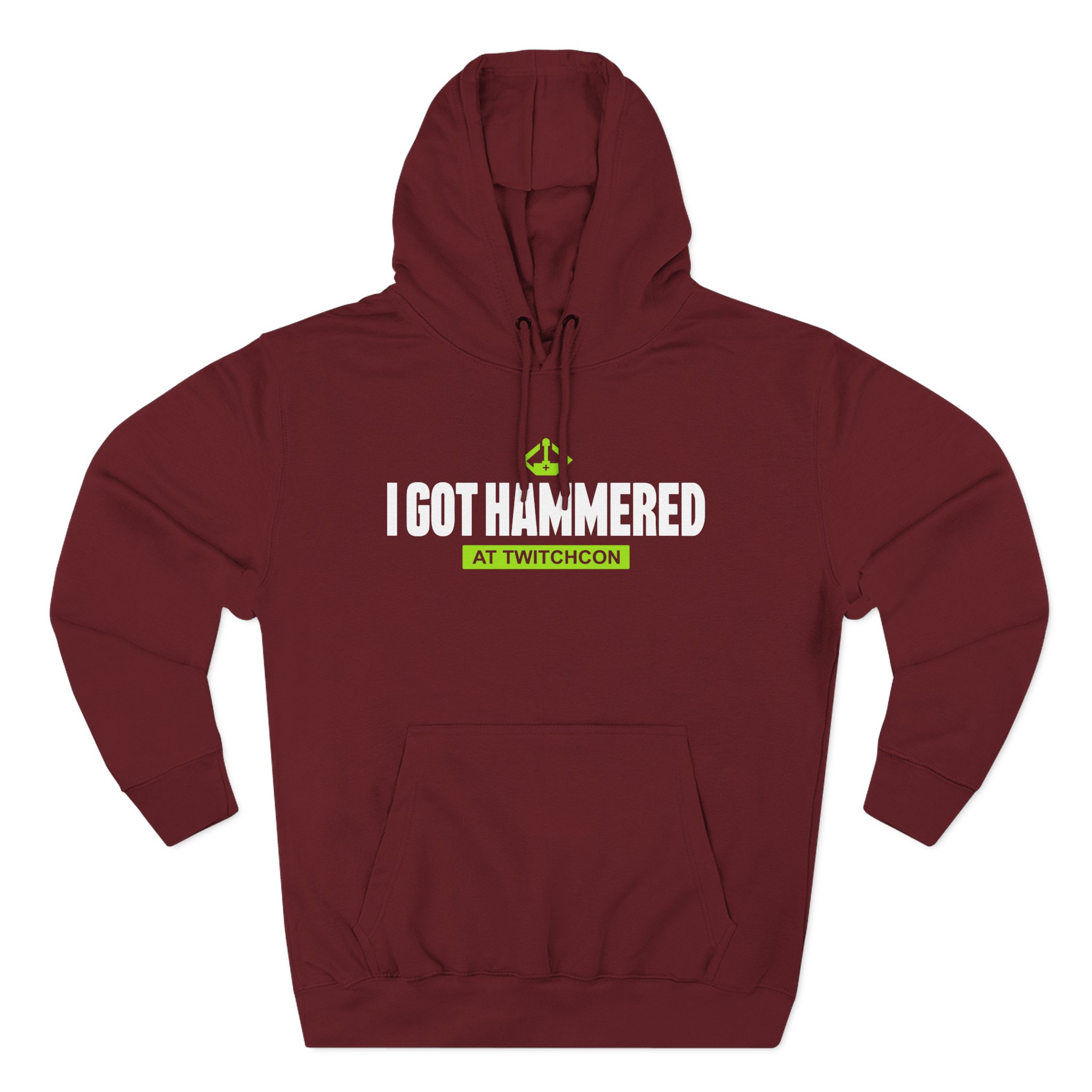 Esfand I Got Hammered at Twitchcon Three-Panel Fleece Hoodie