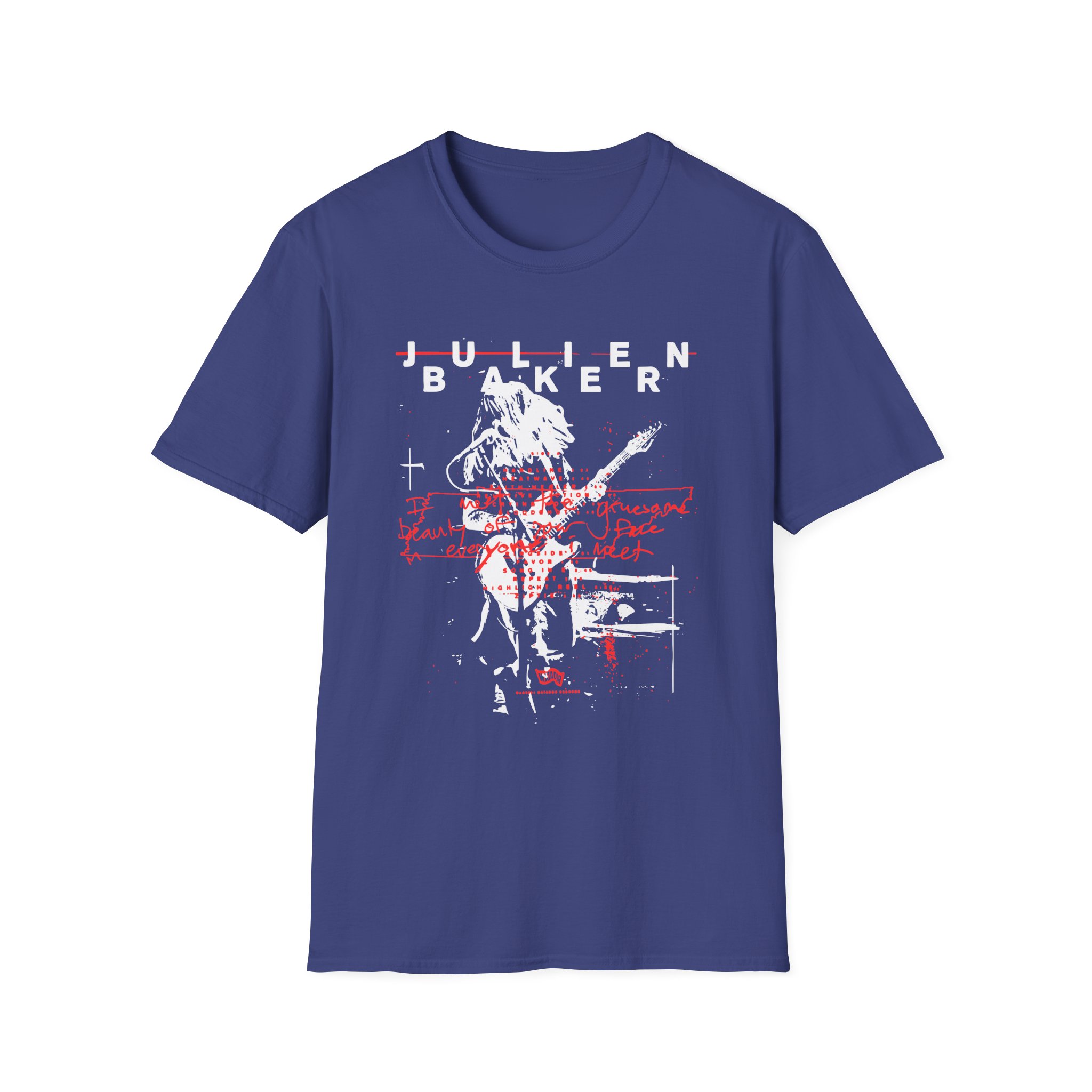 Julien Baker Live Flier Unisex Softstyle T-Shirt