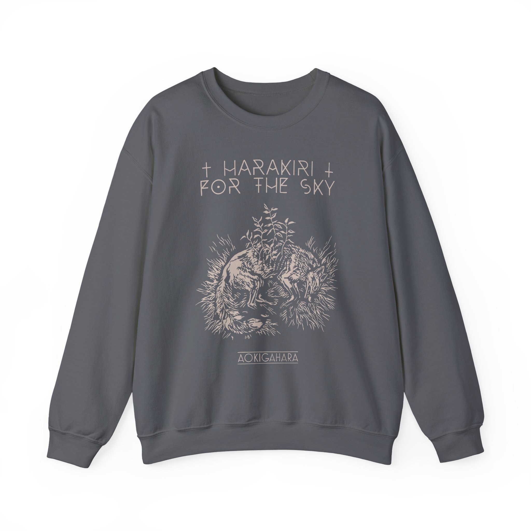 Harakiri for the Sky Aokigahara Unisex Heavy Blendâ„¢ Crewneck Sweatshirt