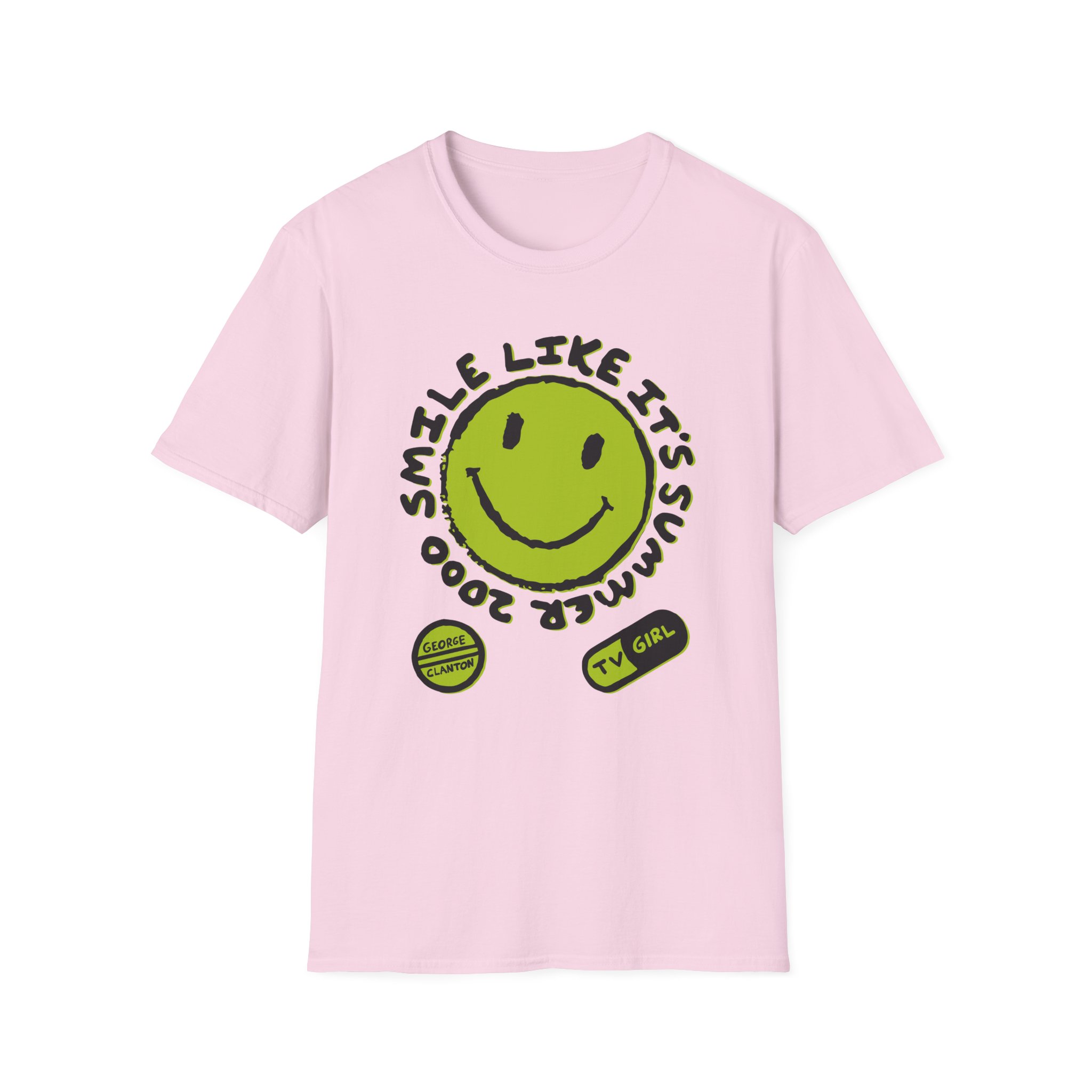 Tv Girl Smile Like It's Summer 2000 Unisex Softstyle T-Shirt