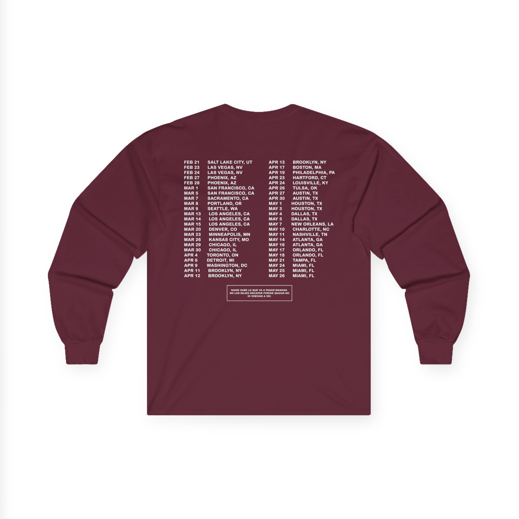 BB Gracias Por Nada Unisex Ultra Cotton Long Sleeve Tee