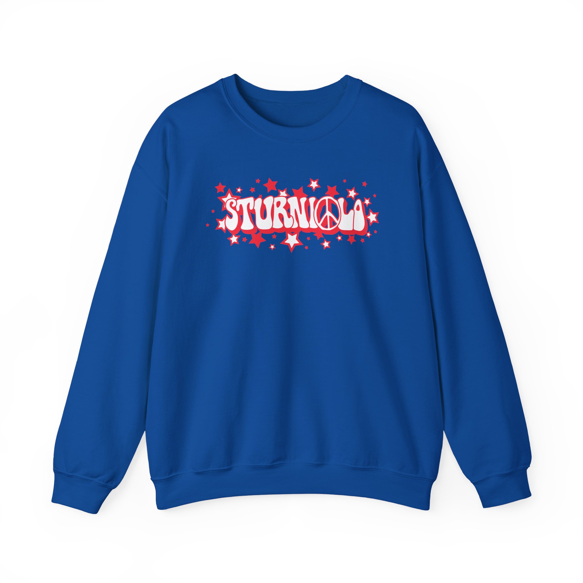 Sturniolo Peace & Stars Unisex Heavy Blendâ„¢ Crewneck Sweatshirt