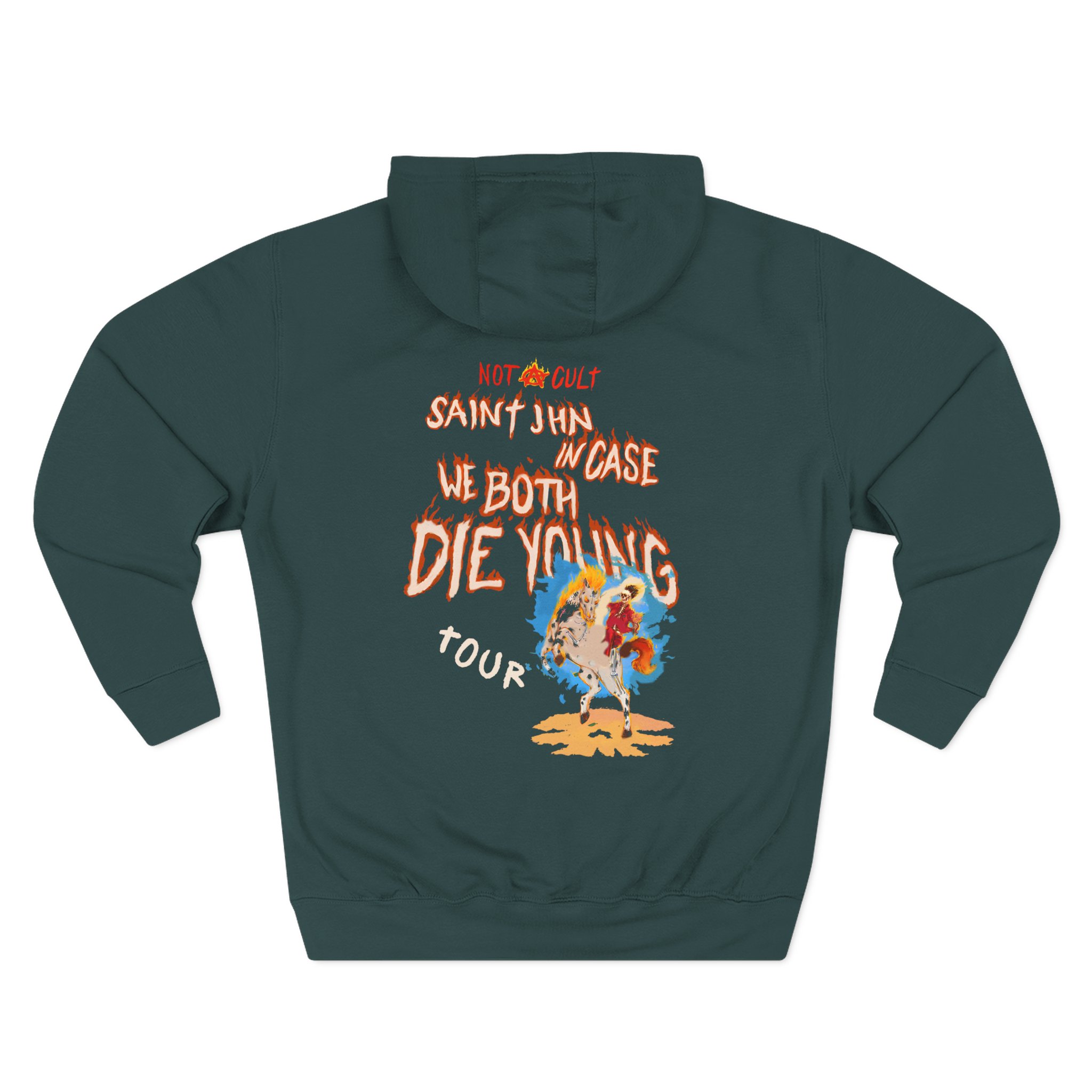 Saint Jhn Incase We Both Die Young World Tour Three-Panel Fleece Hoodie