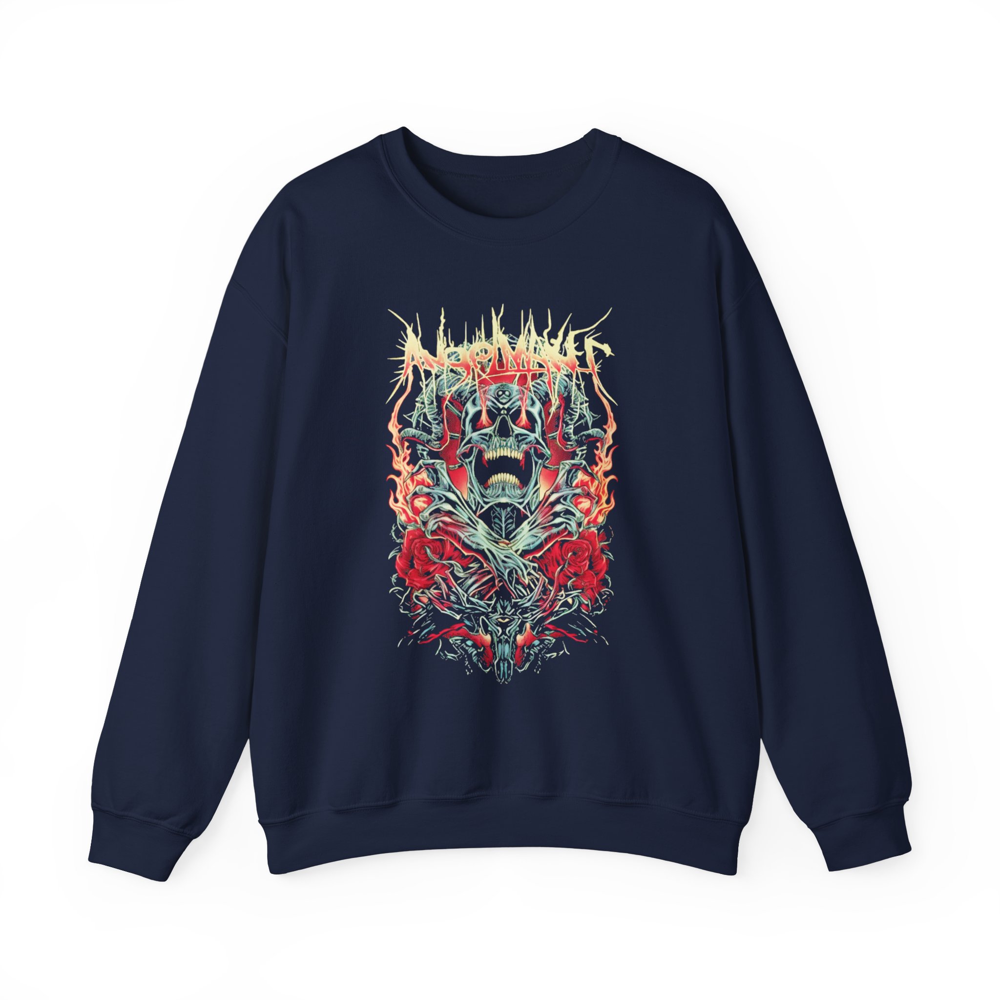 Angelmaker Demon Roses Unisex Heavy Blendâ„¢ Crewneck Sweatshirt