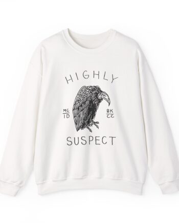 Highly Suspect Vulture Natural Unisex Heavy Blend Crewneck Sweatshirt