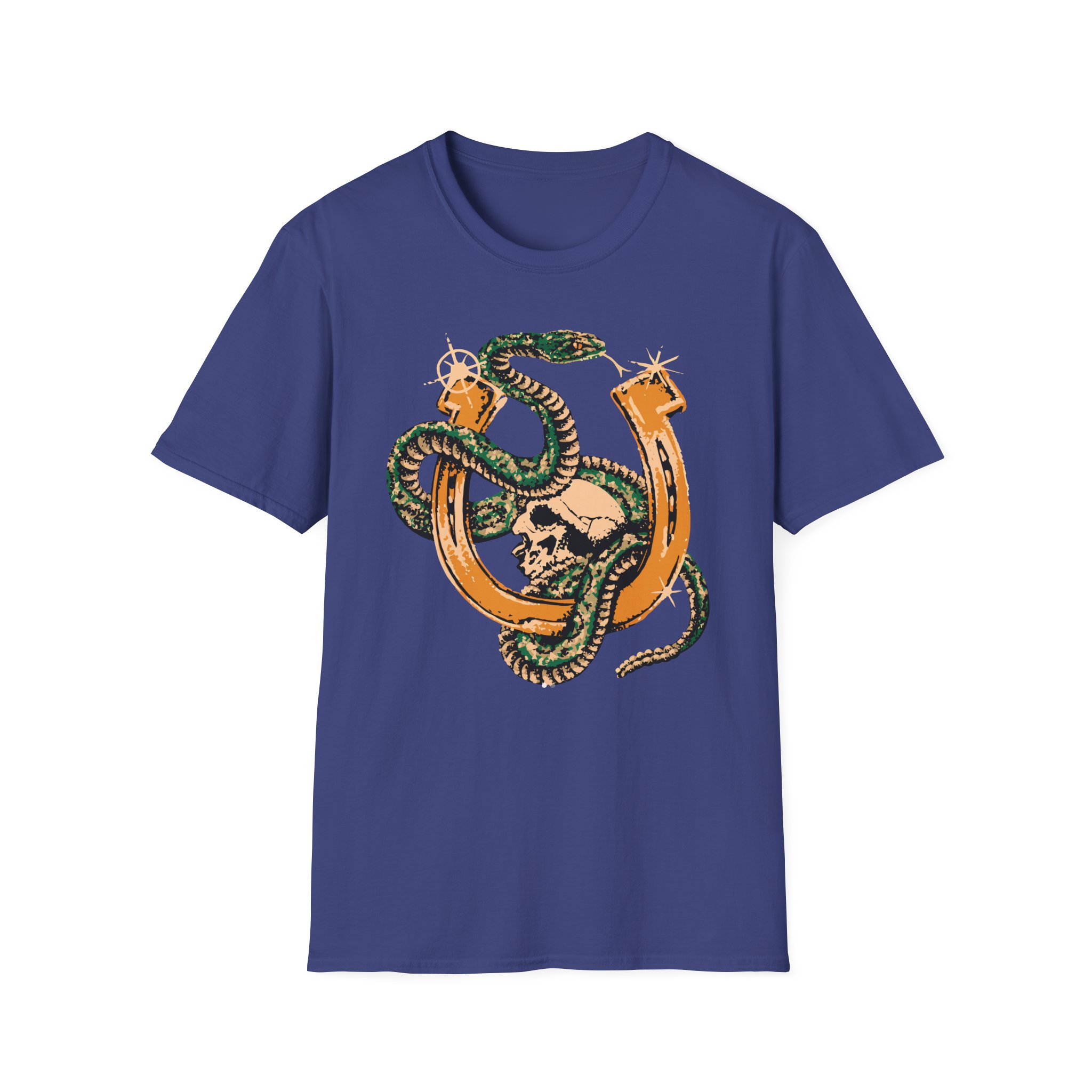 ZZ Top Snake Skull Unisex Softstyle T-Shirt