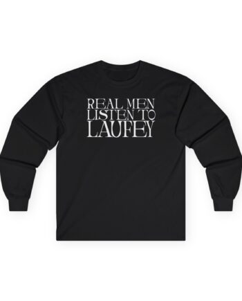 Real Men Listen to Laufey Unisex Ultra Cotton Long Sleeve Tee