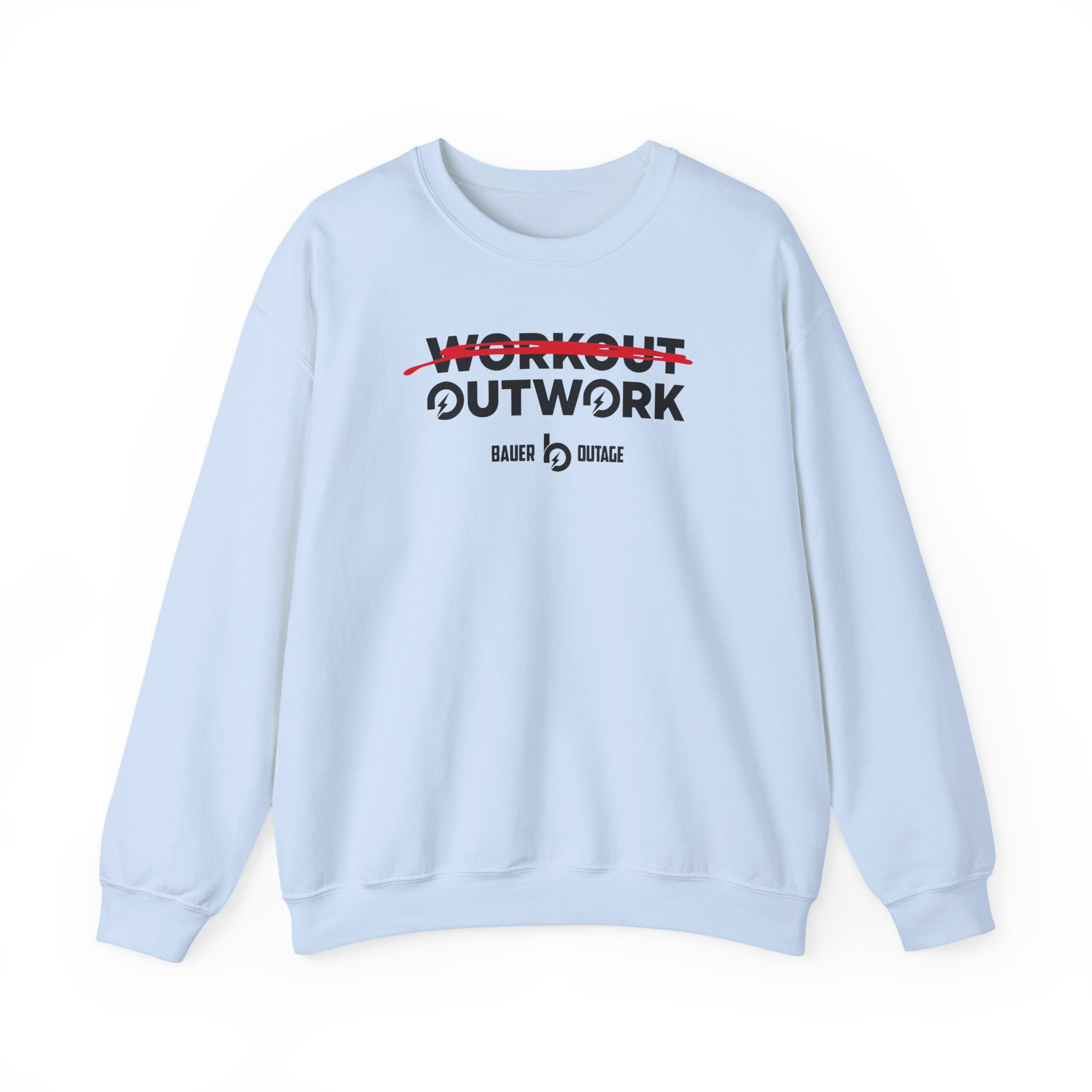 Trevor Bauer Outwork Workout Unisex Heavy Blendâ„¢ Crewneck Sweatshirt