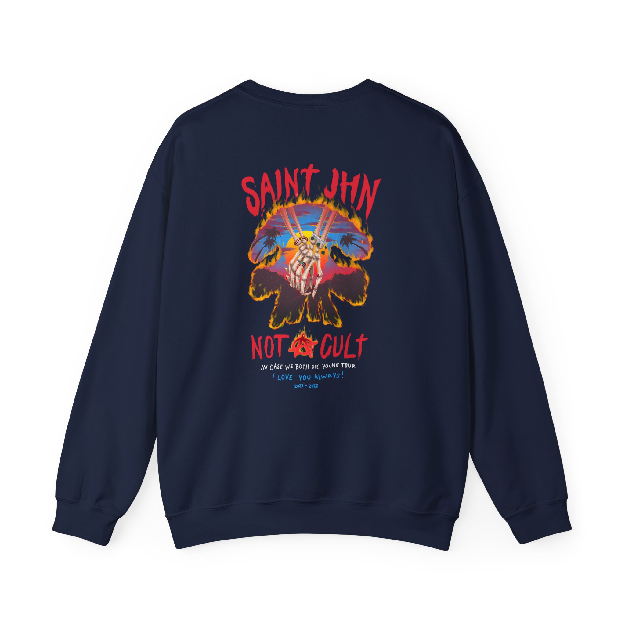 Saint Jhn Horse Stampede Unisex Heavy Blendâ„¢ Crewneck Sweatshirt