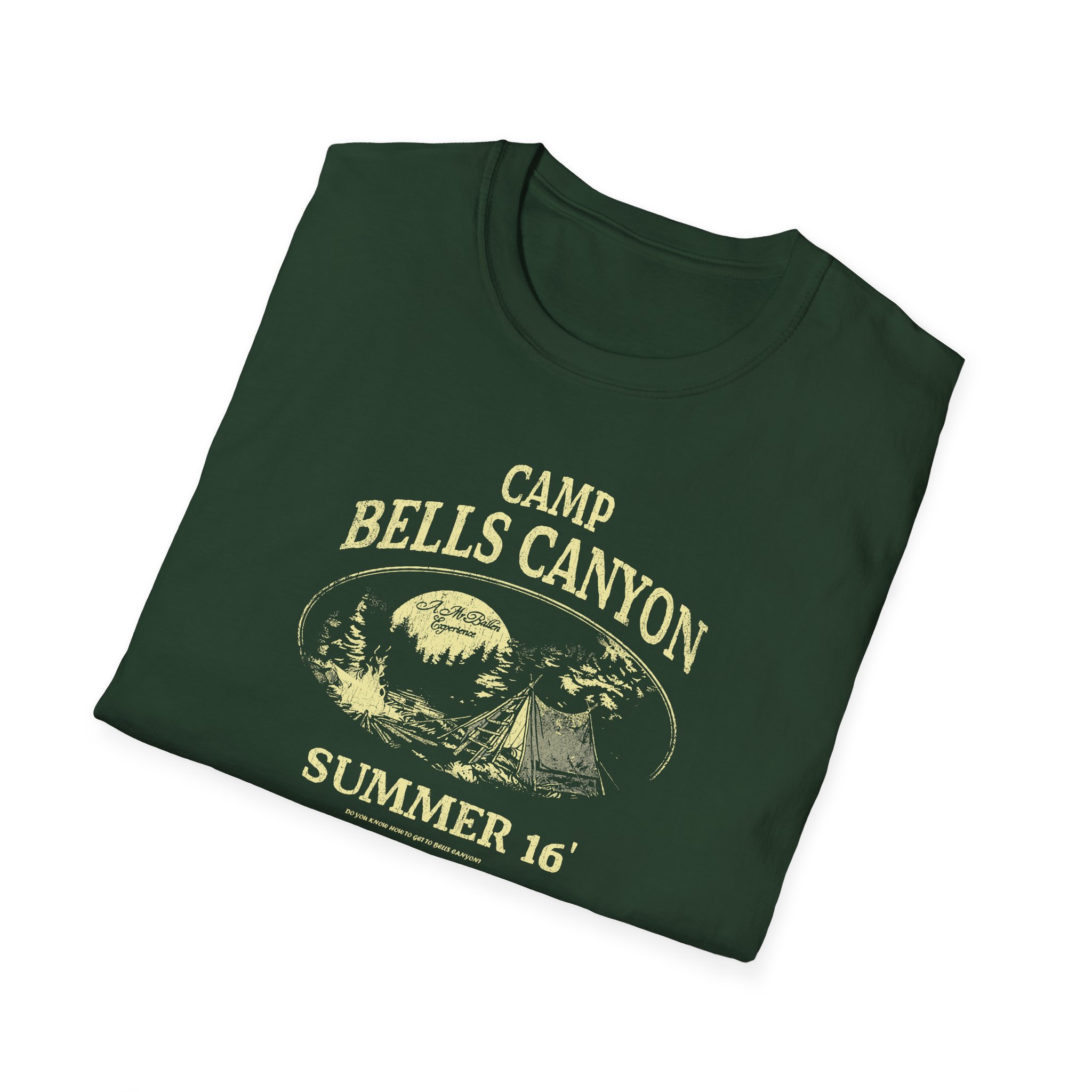 Mrballen Bells Canyon Distressed Unisex Softstyle T-Shirt