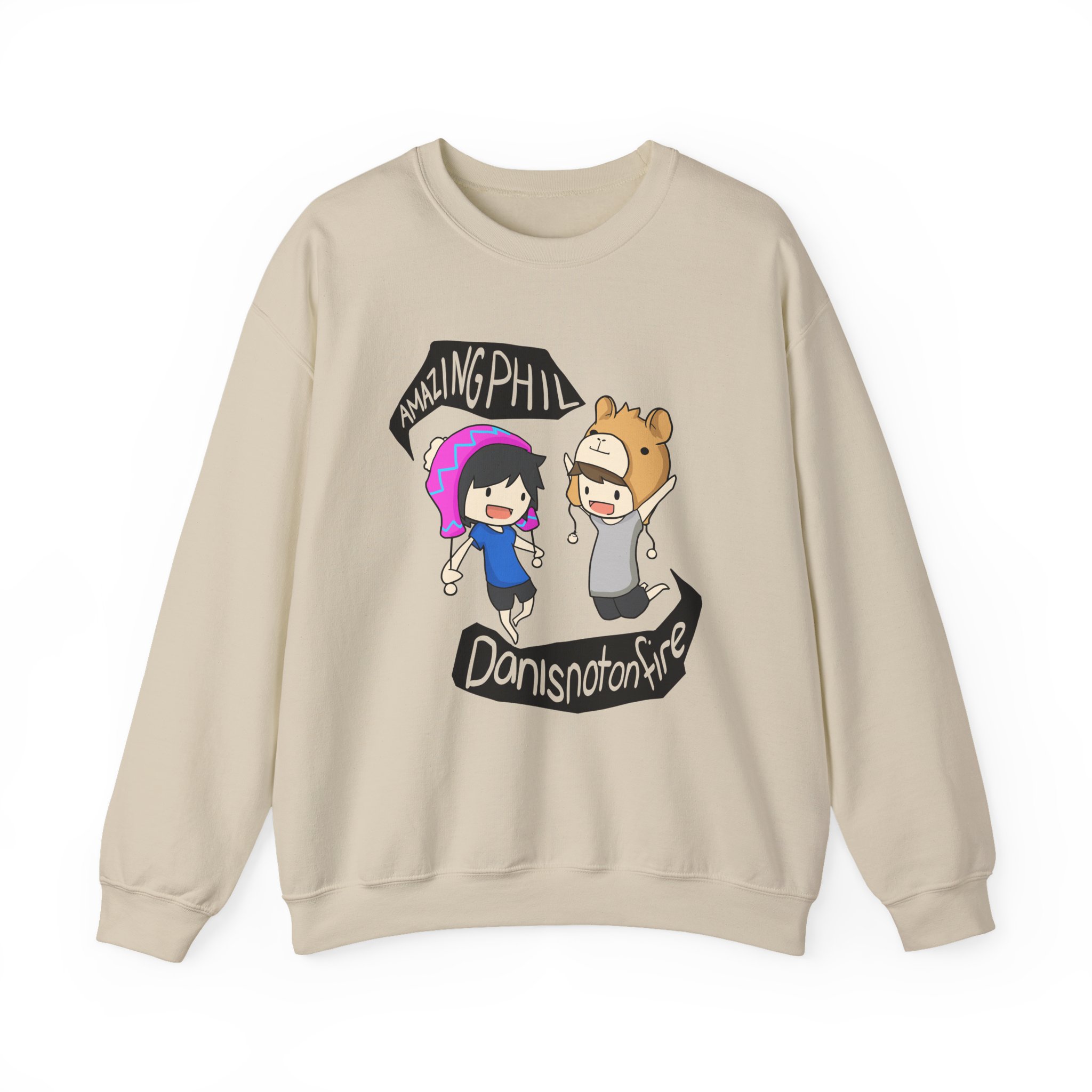 Dan and Phil Unisex Heavy Blendâ„¢ Crewneck Sweatshirt
