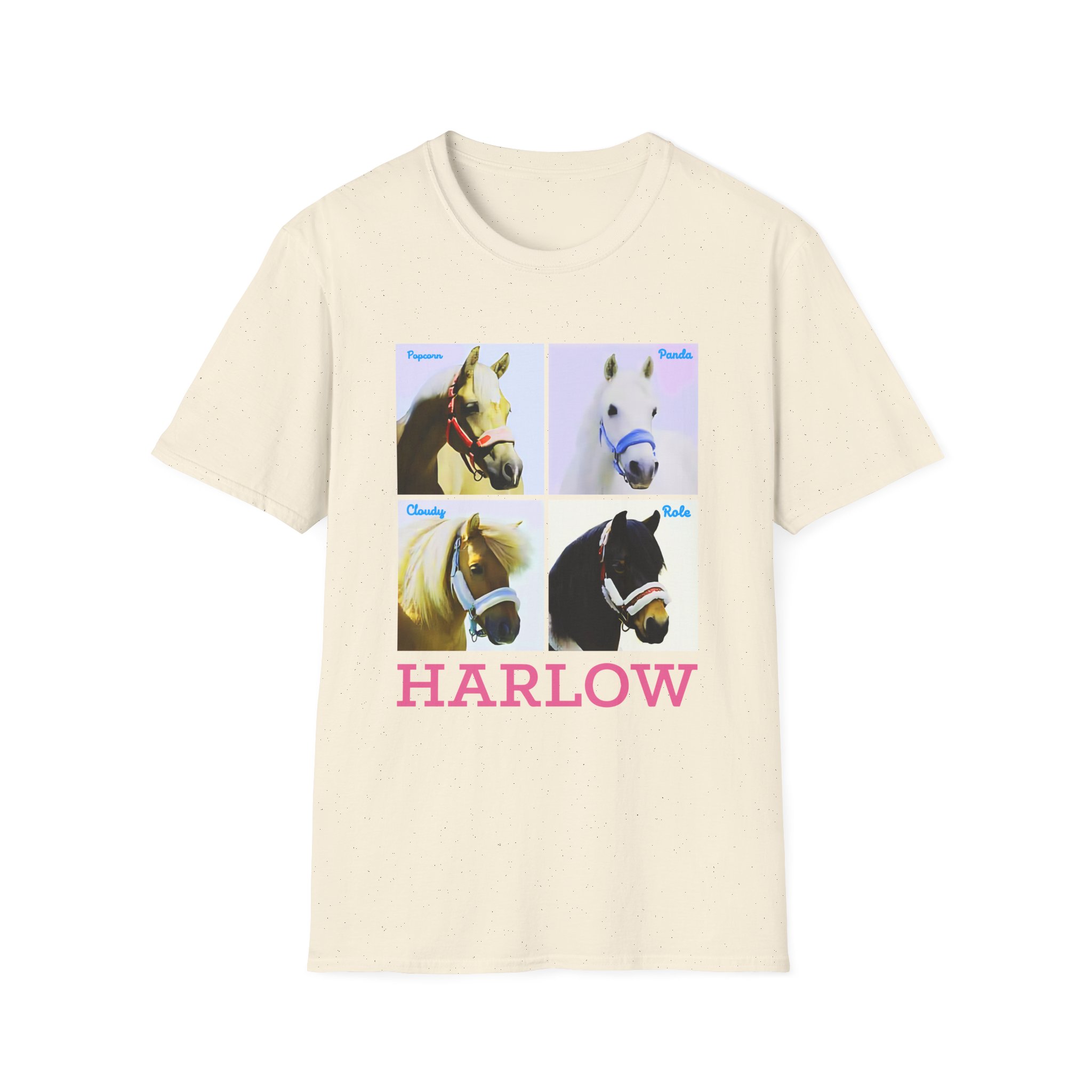 Harlow and Popcorn Unisex Softstyle T-Shirt