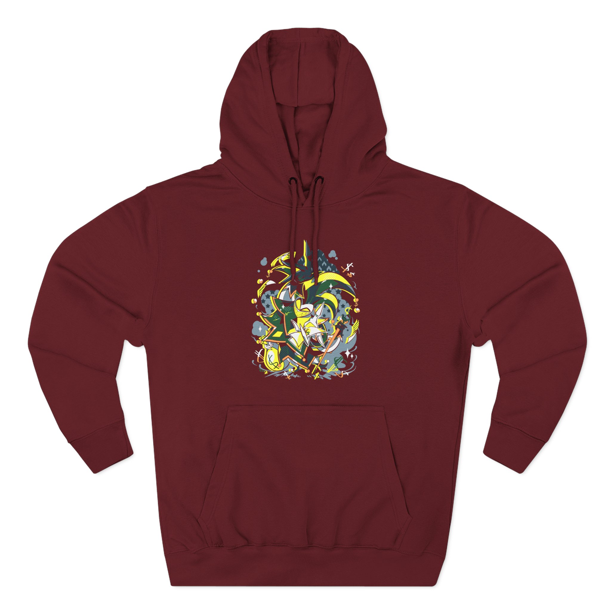 Vivziepop Mammon Three-Panel Fleece Hoodie