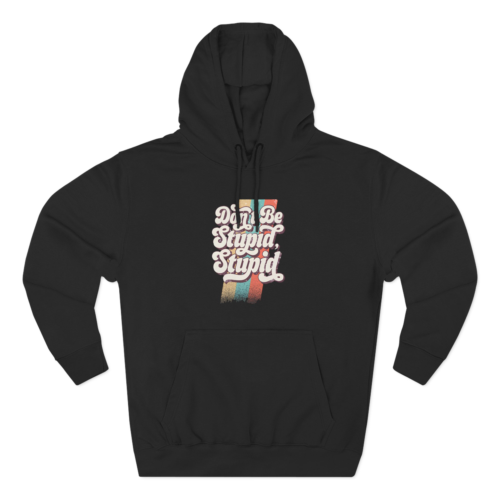 Philip Defranco Don’t Be Stupid Three-Panel Fleece Hoodie
