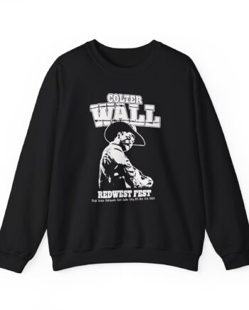 Colter Wall RedWest Fest Unisex Heavy Blend™ Crewneck Sweatshirt